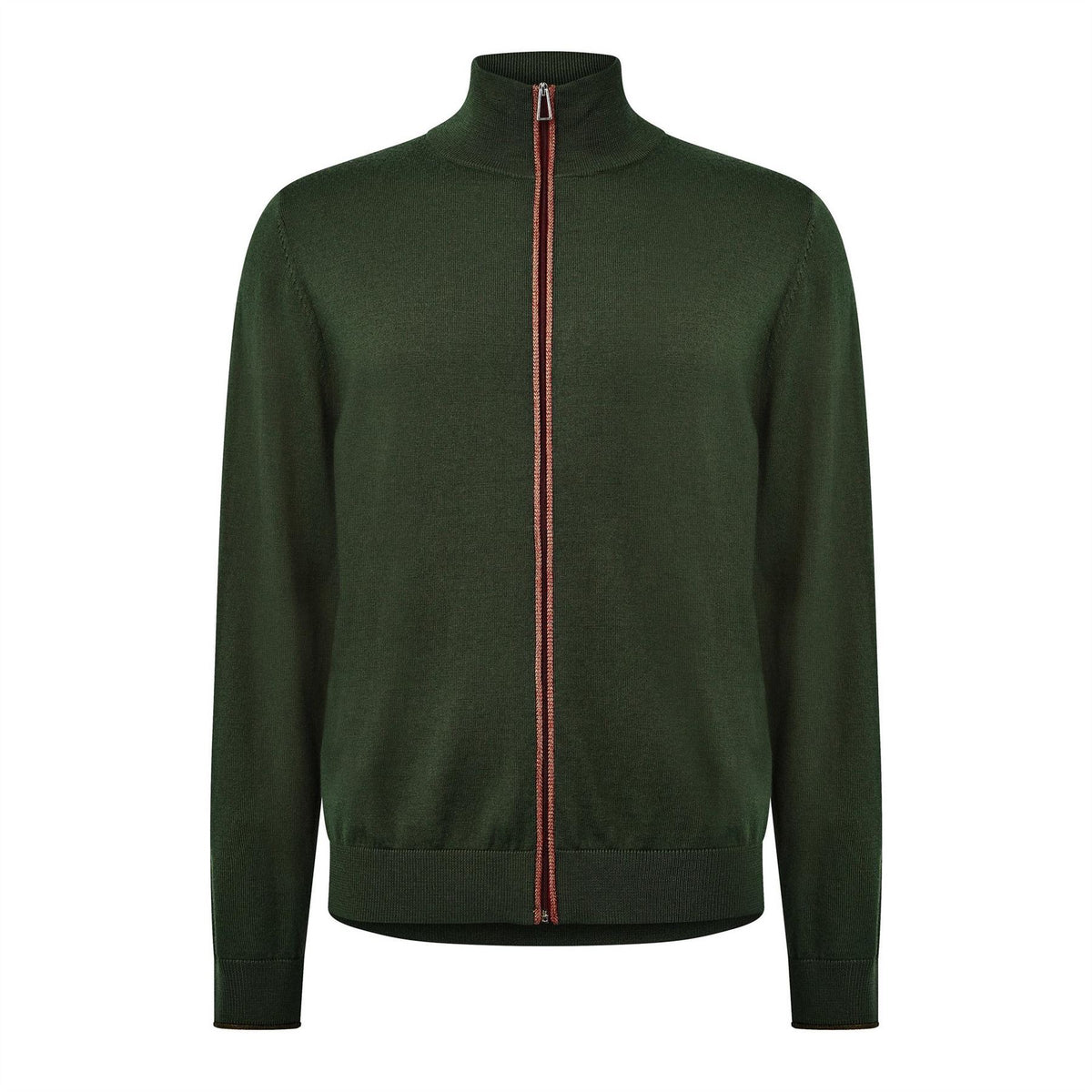 PS Paul Smith Merino Wool Full Zip Cardigan