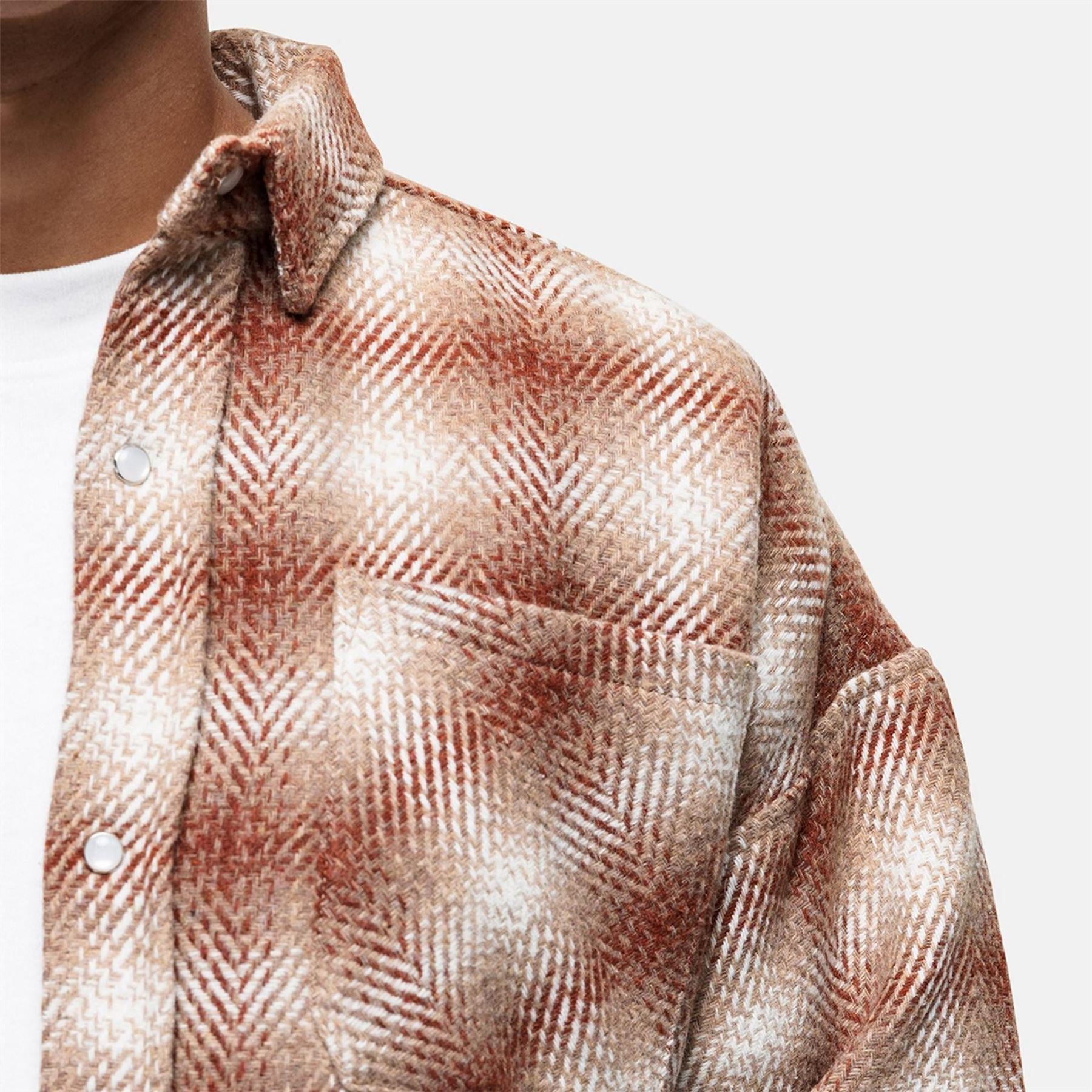 Good For Nothing Check Heavy Overshirt