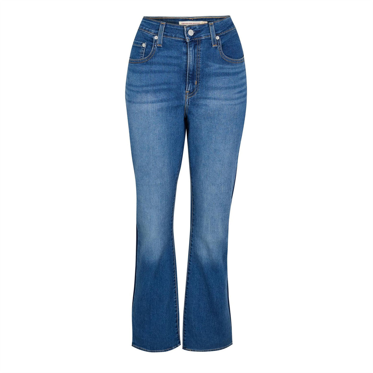 Levis 725 High Rise Bootcut Five Pocket Jeans