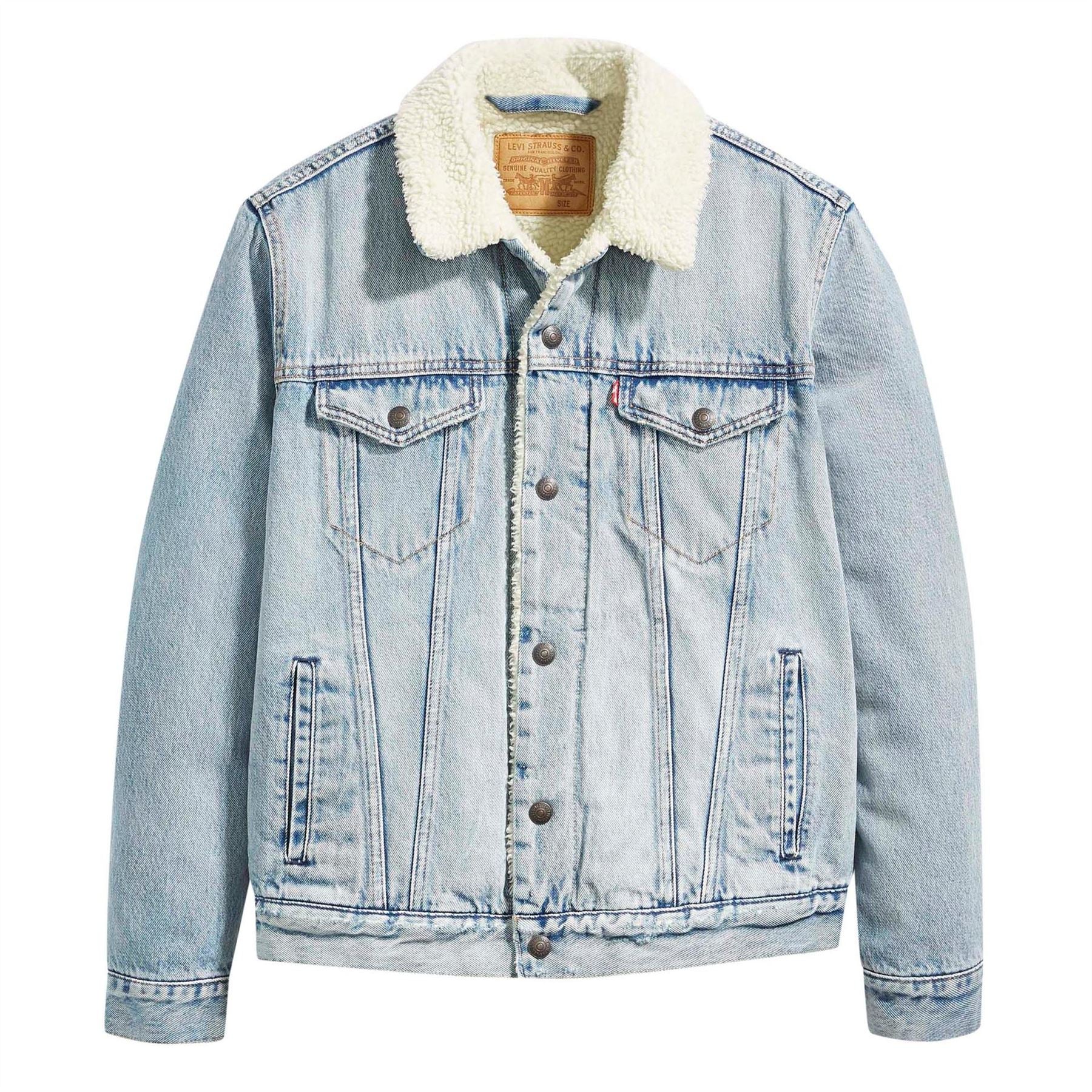 Levis Type 3 Sherpa Cotton Mix Long Sleeve Denim Jacket