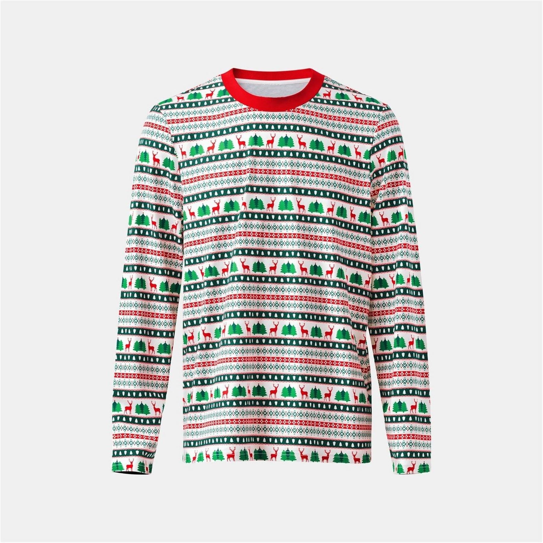 The Spirit Of Christmas Fairisle Xmas Family Cotton Pyjamas