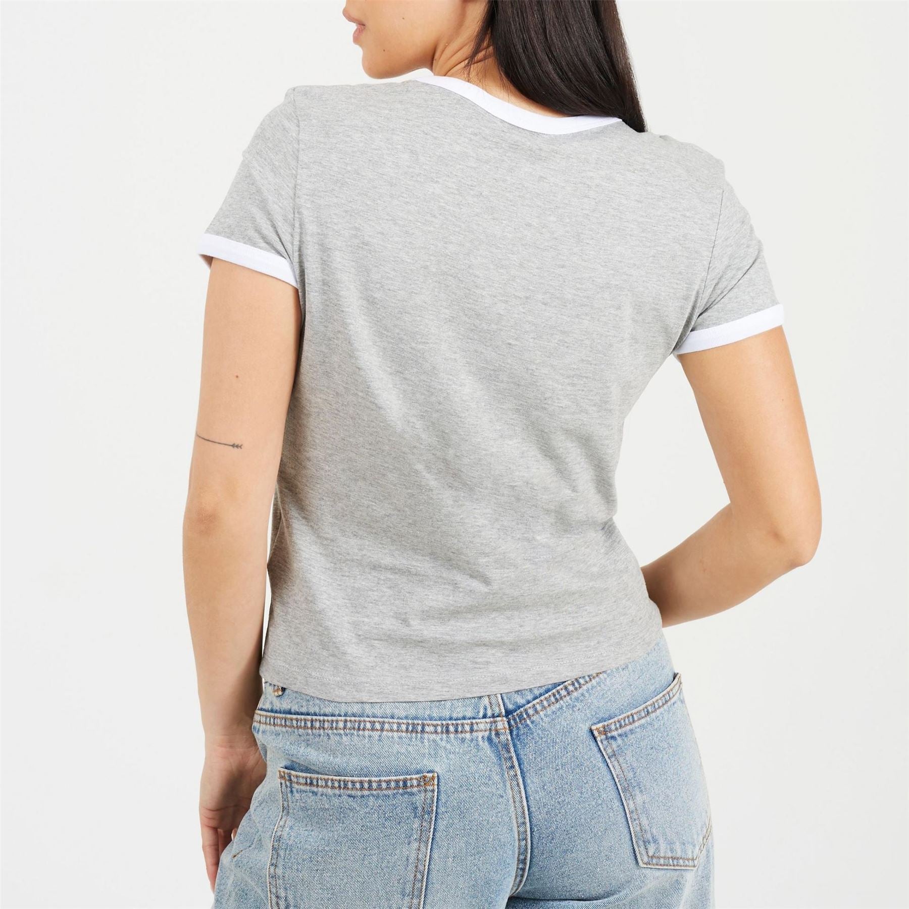 Brave Soul Sleeve Chest Pocket T Shit With Contrast Neck And Sleeve Rib