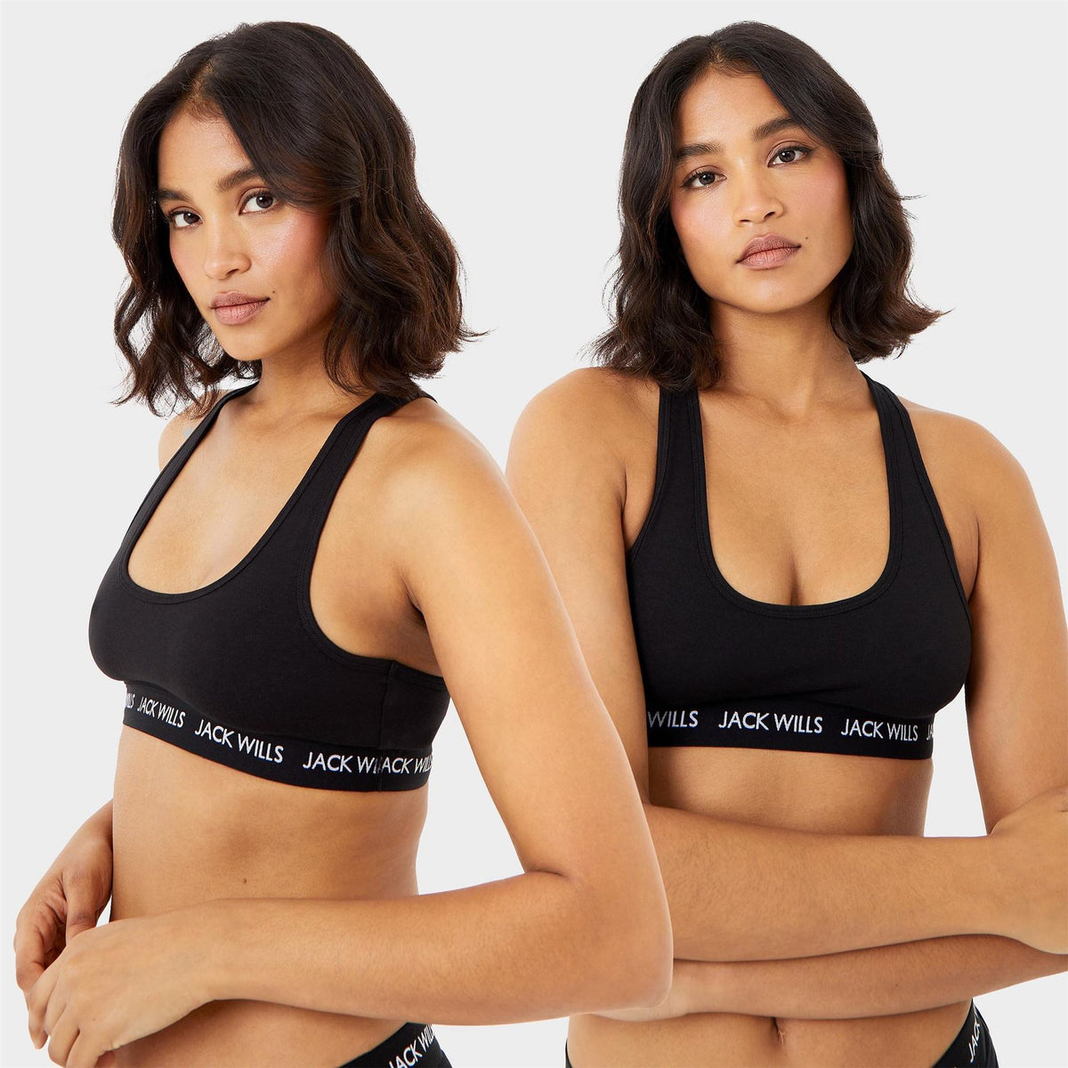 Jack Wills Dibsdall Multipack Bralette 2 Pack