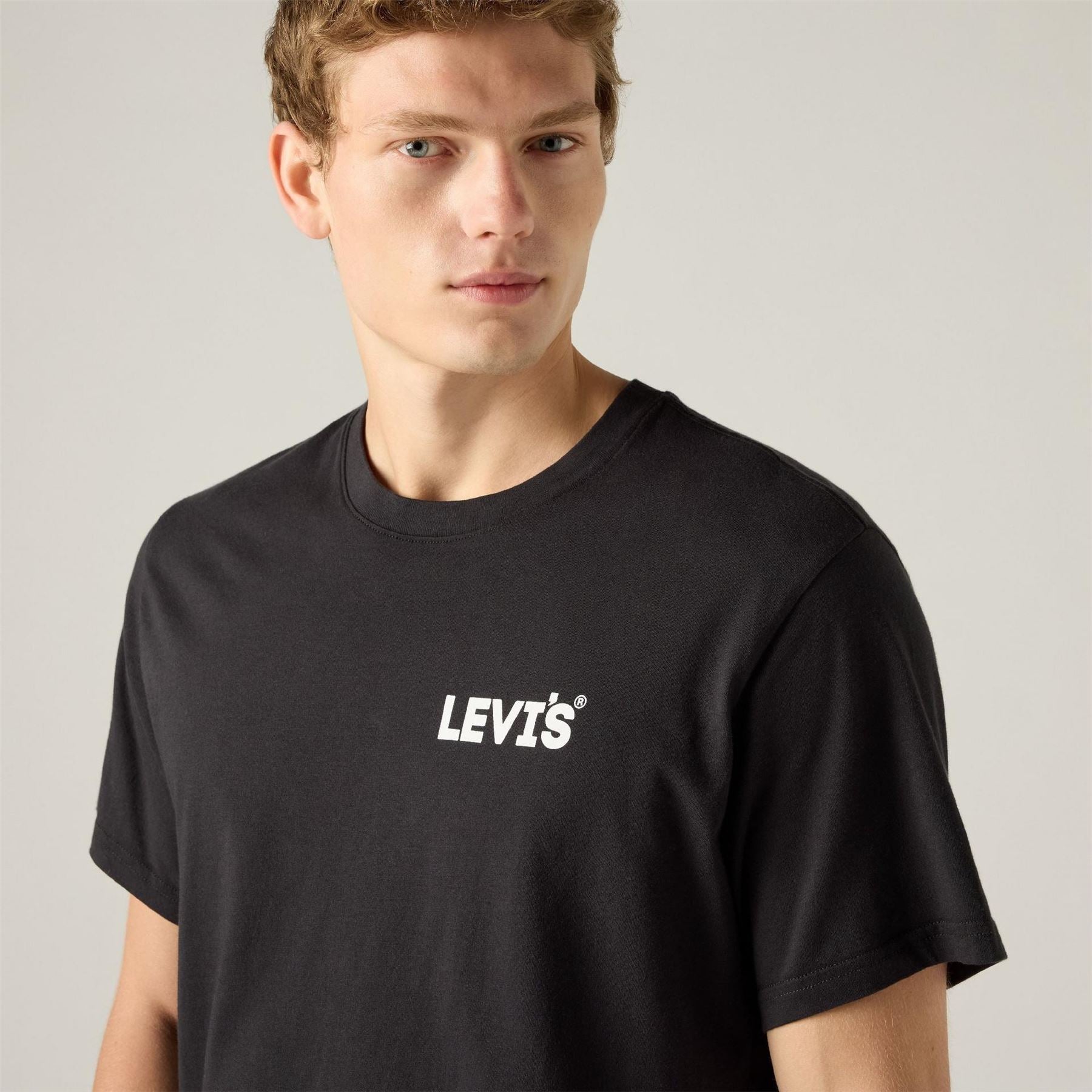 Levis Headline Logo Cotton Short Sleeve Oversized Fit T-Shirt