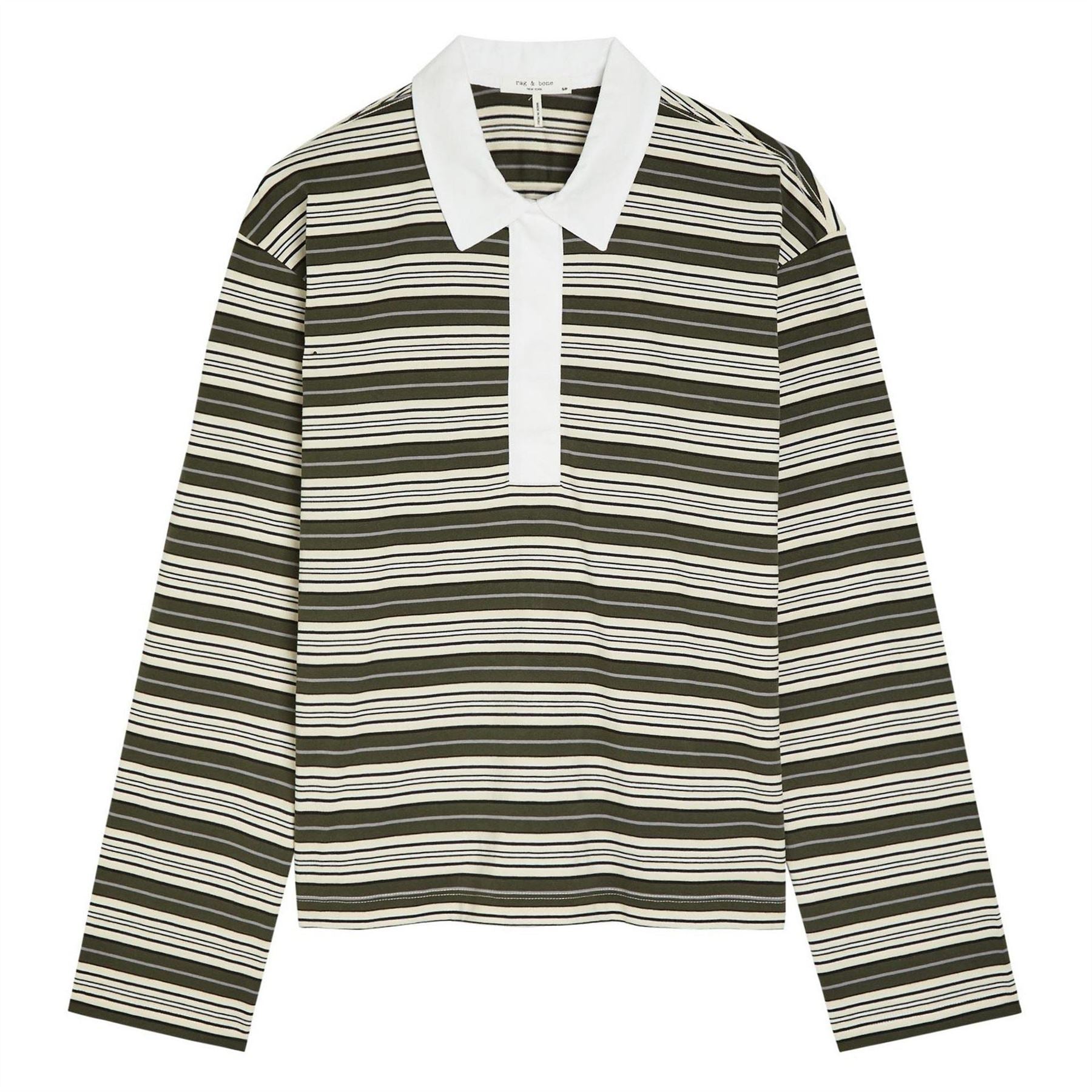 Rag and Bone Stripe Polo ls