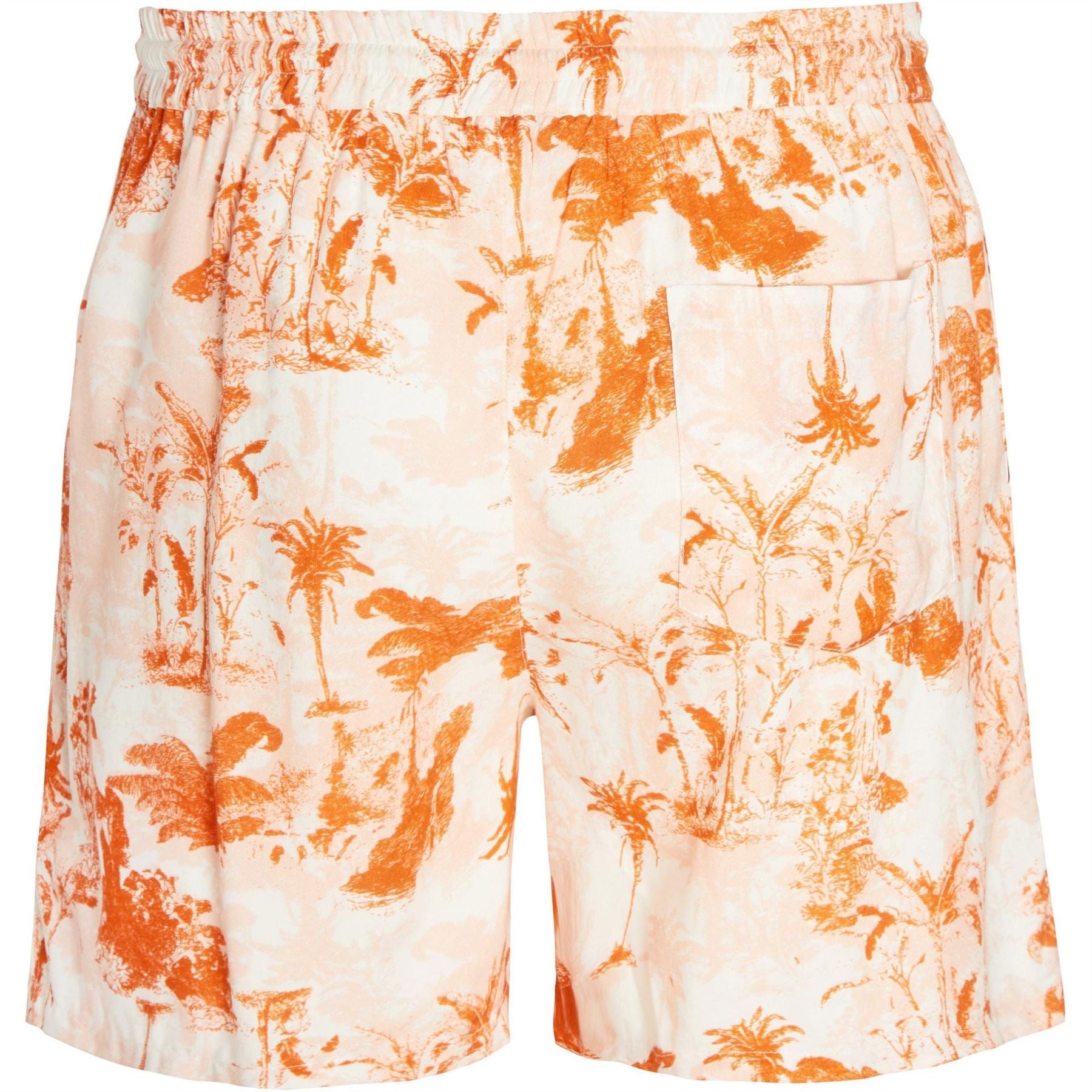 Another Influence Drawstring Floral Bermuda Shorts
