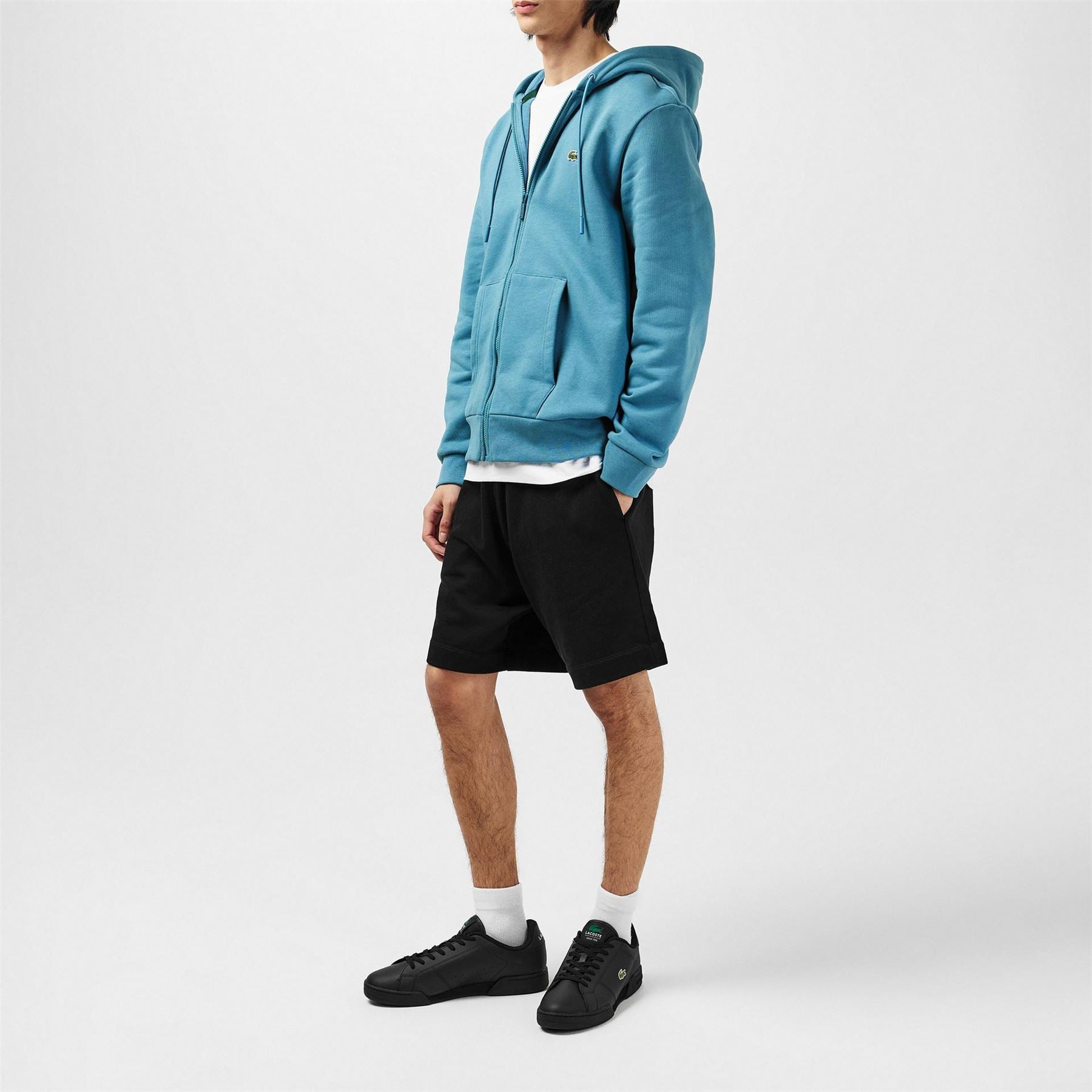Lacoste Carnaby Cup Low Top Crocodile Print Sneakers