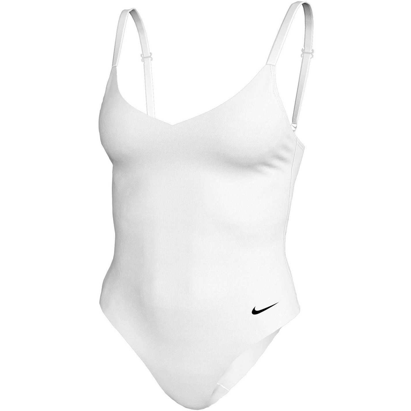 Nike V Neck One Piece Swimsuit