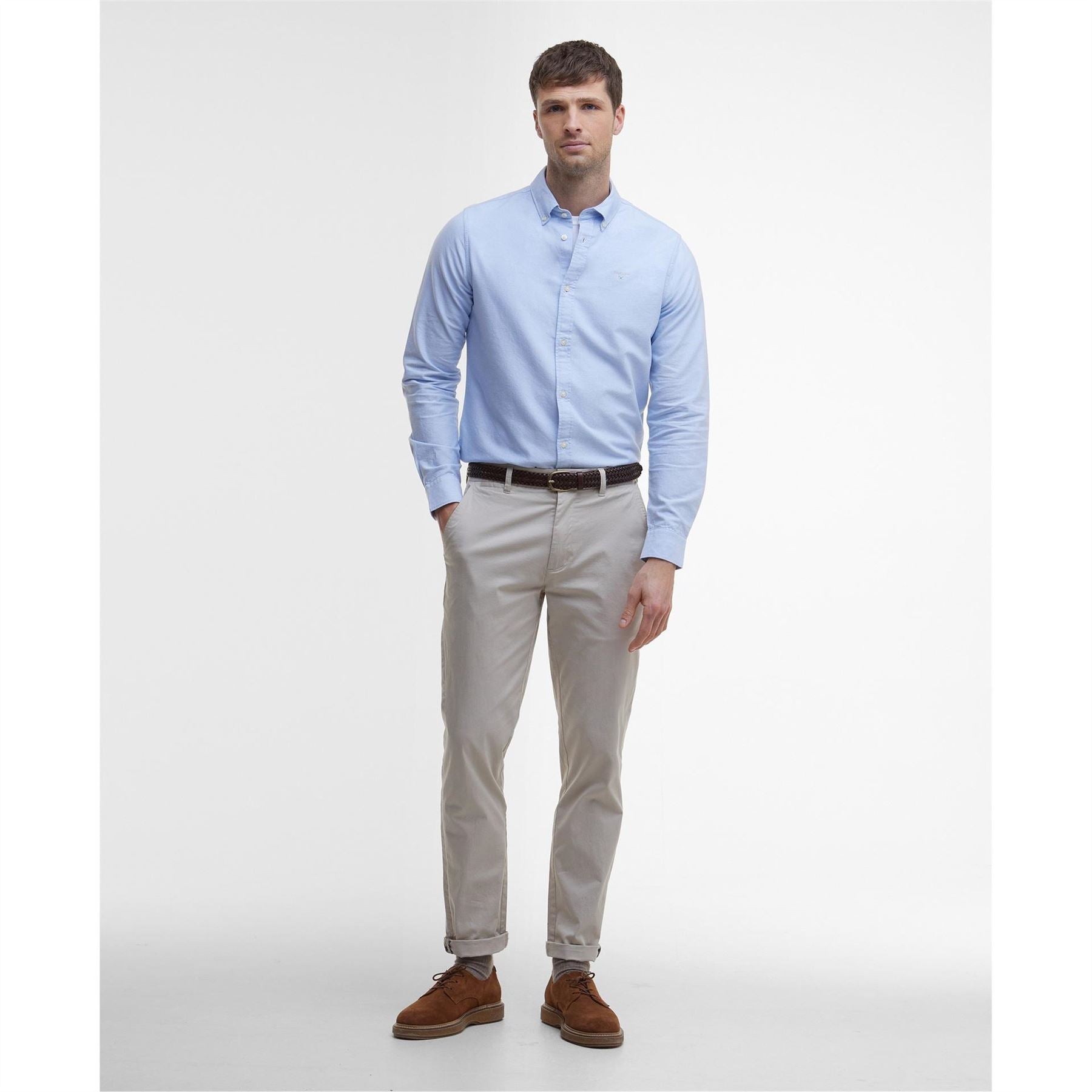Barbour Oxford Button Down Plain Shirt