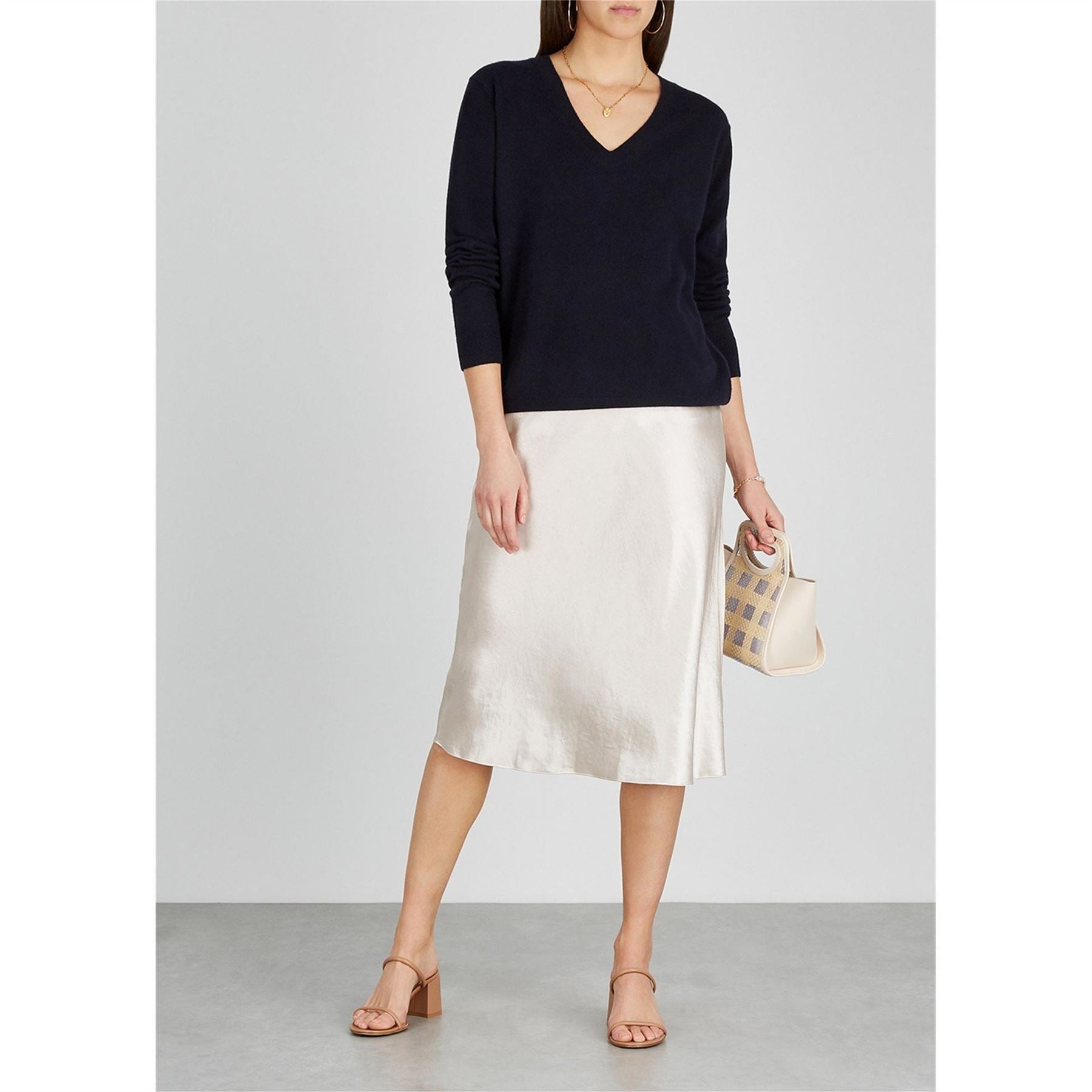 Vince End V Neck Knit