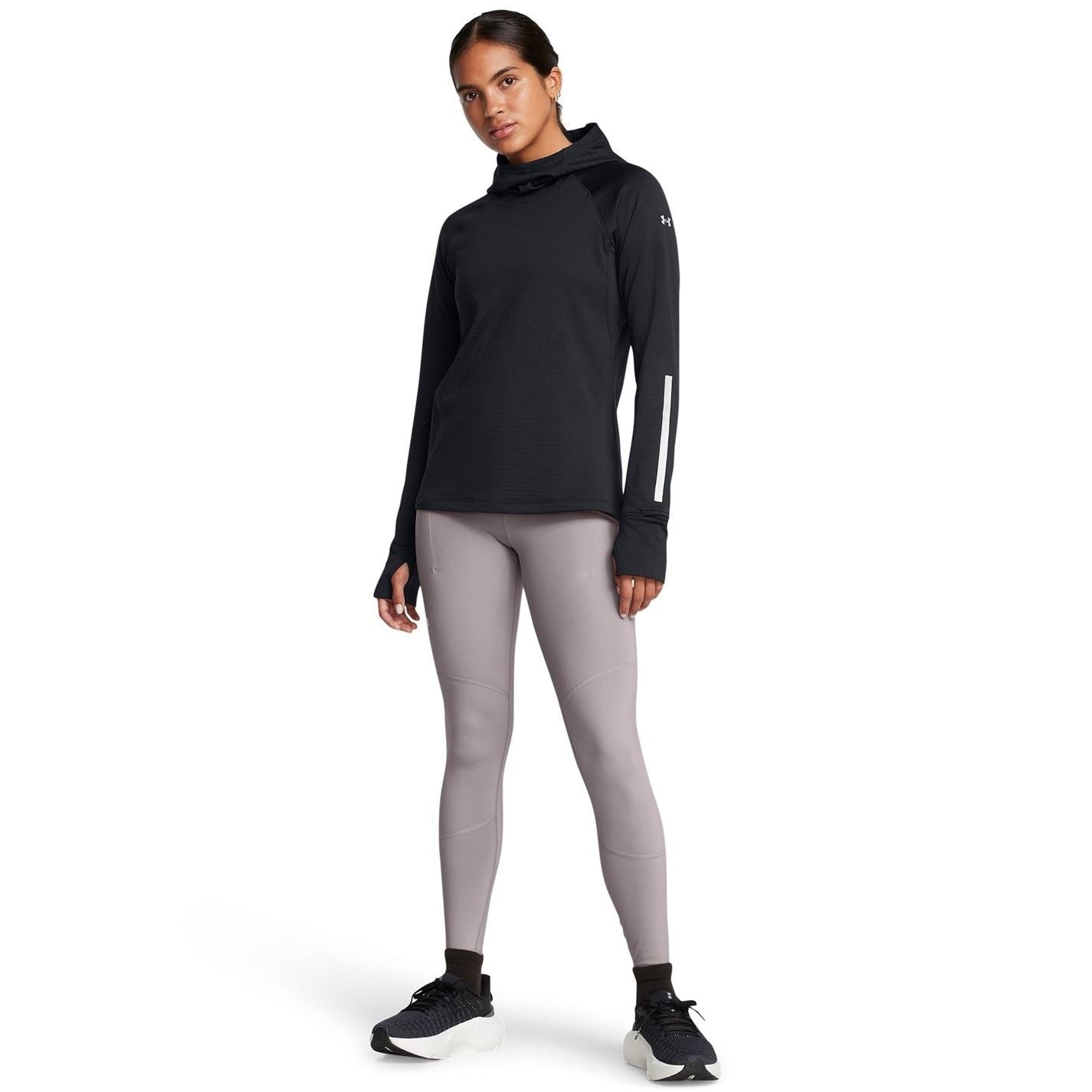 Under Armour Reflective Ribbon Raglan Sleeve Hoodie Sweatshirt