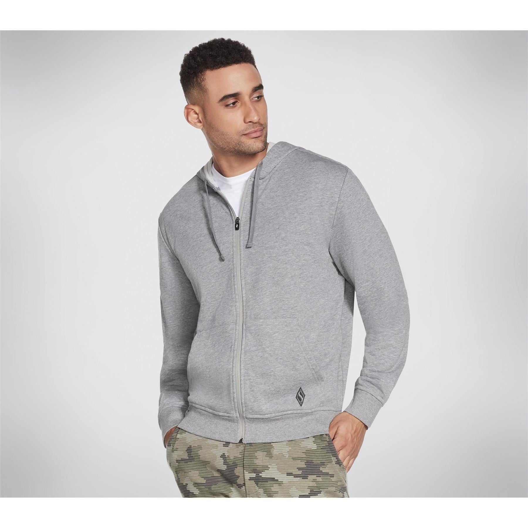 Skechers Mens Go Walk Zip Hoodie