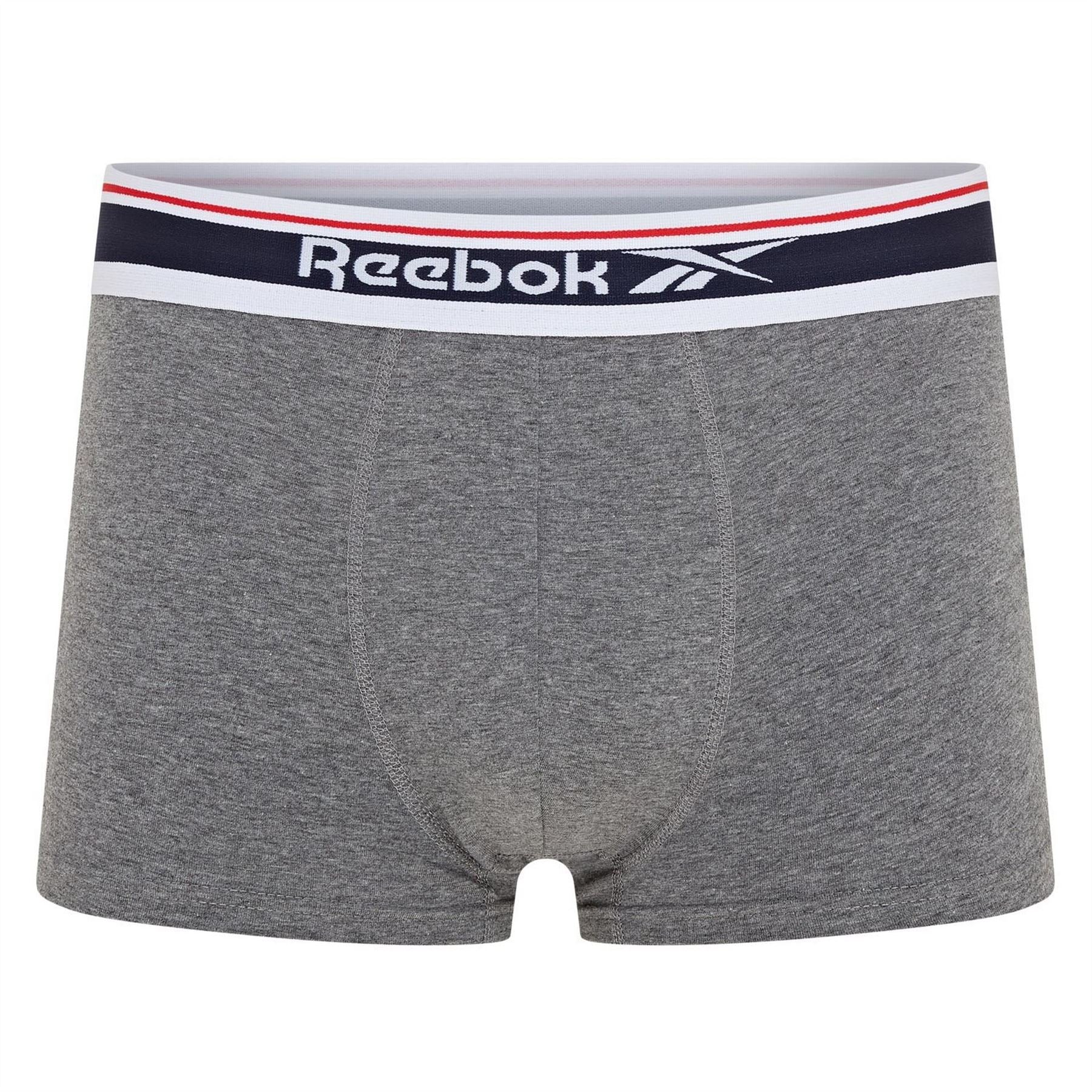 Reebok 5 Pack Plain Design Boxer Brief