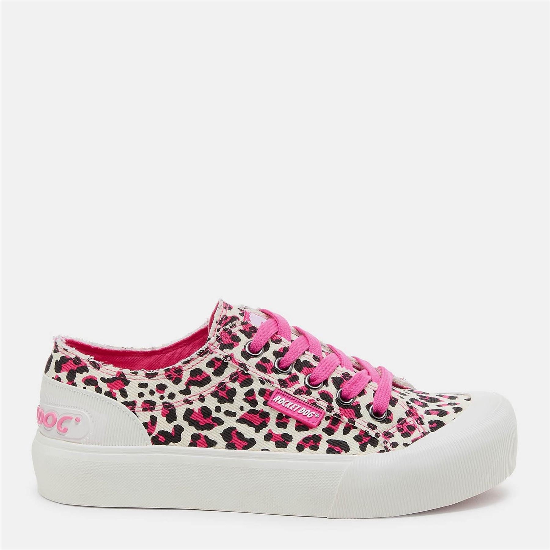 Rocket Dog Jazzin Monroe Leopard Canvas Low Top Sneakers