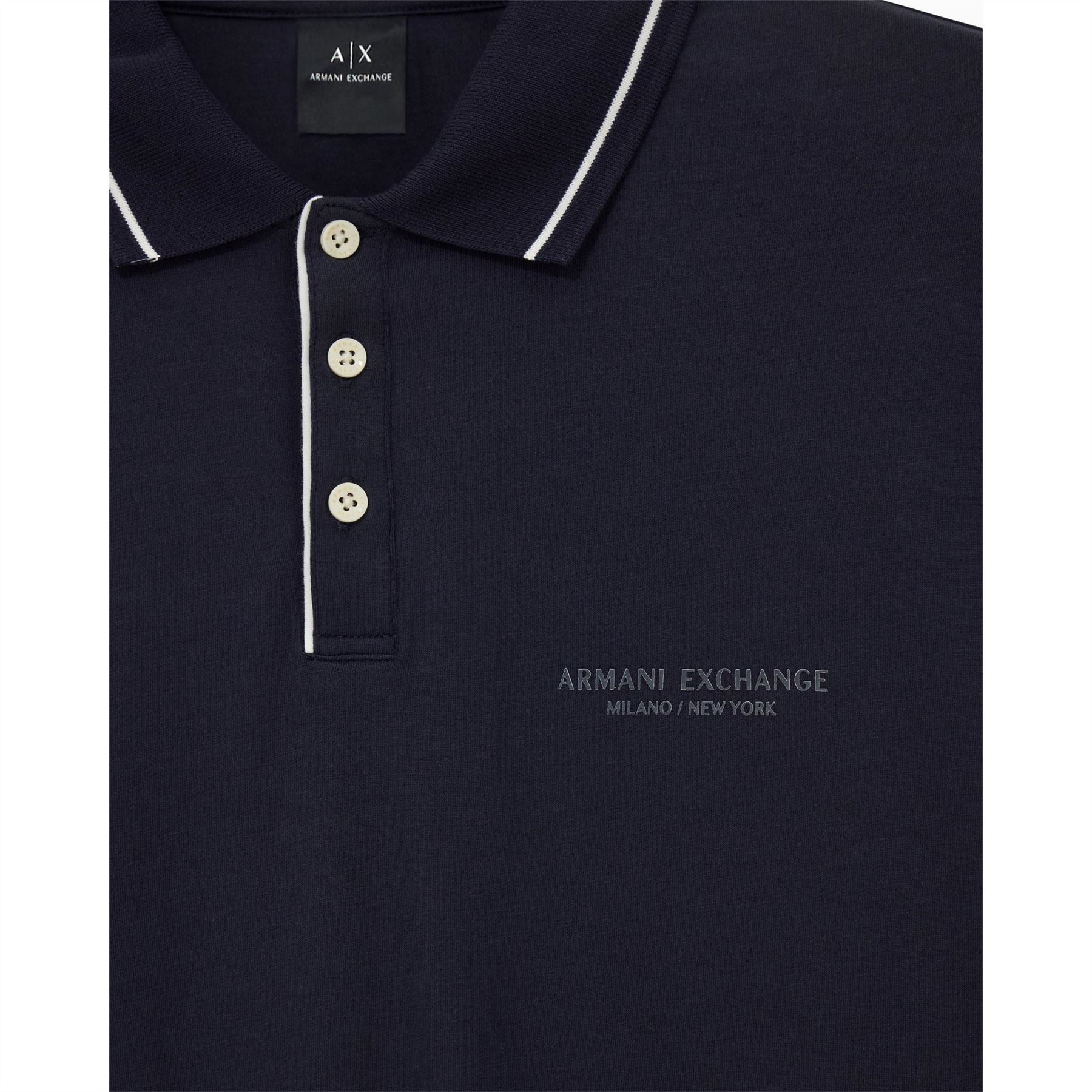 Armani Exchange Short Sleeve Polo Shirt