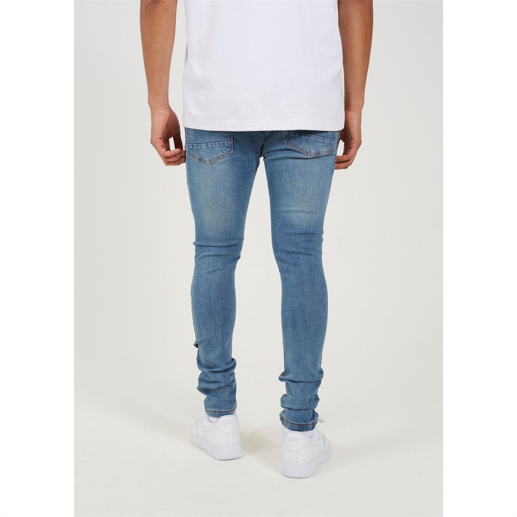Brave Soul Denim Skinny Jean With Rip Detail