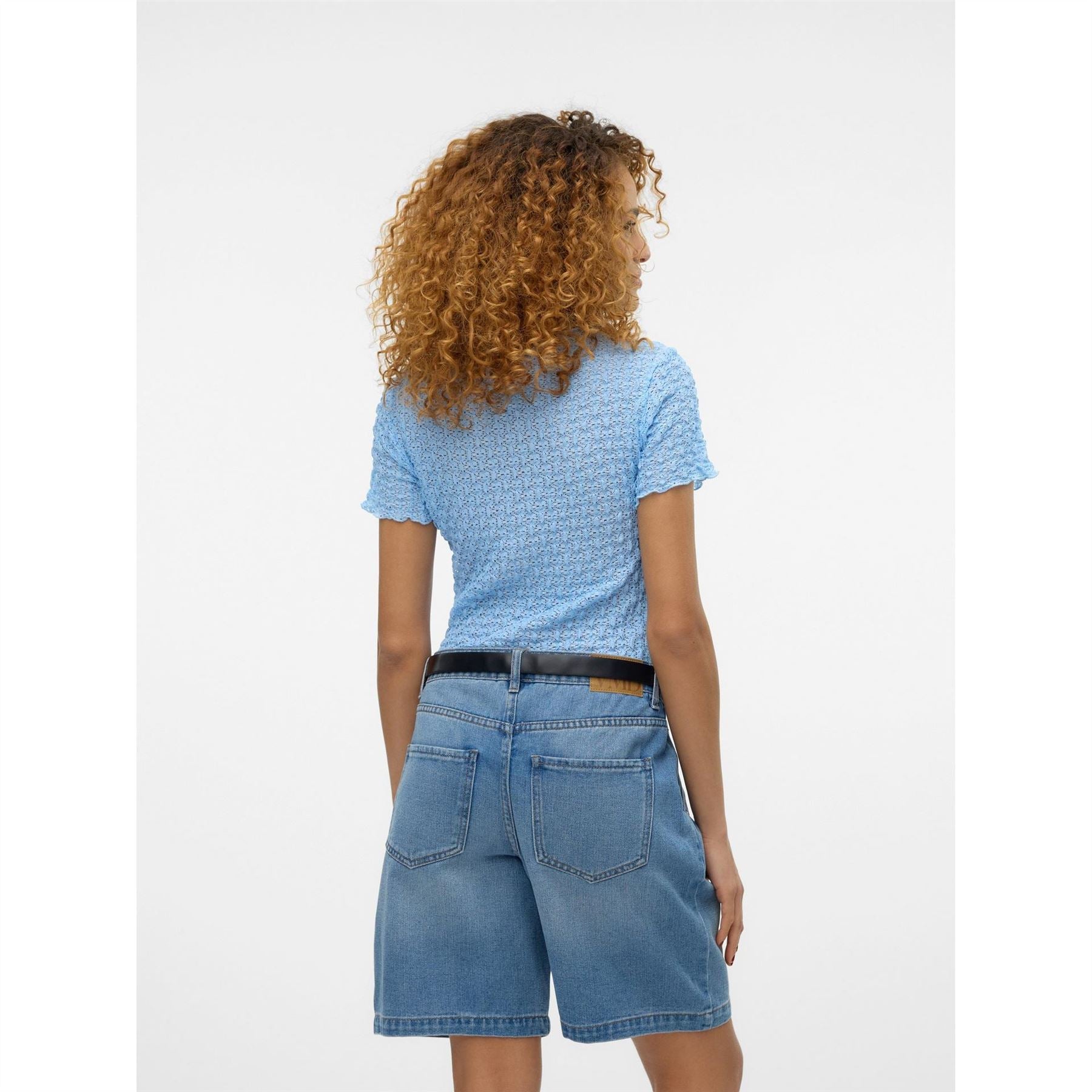Vero Moda Crew Neck Long Sleeve Blouse