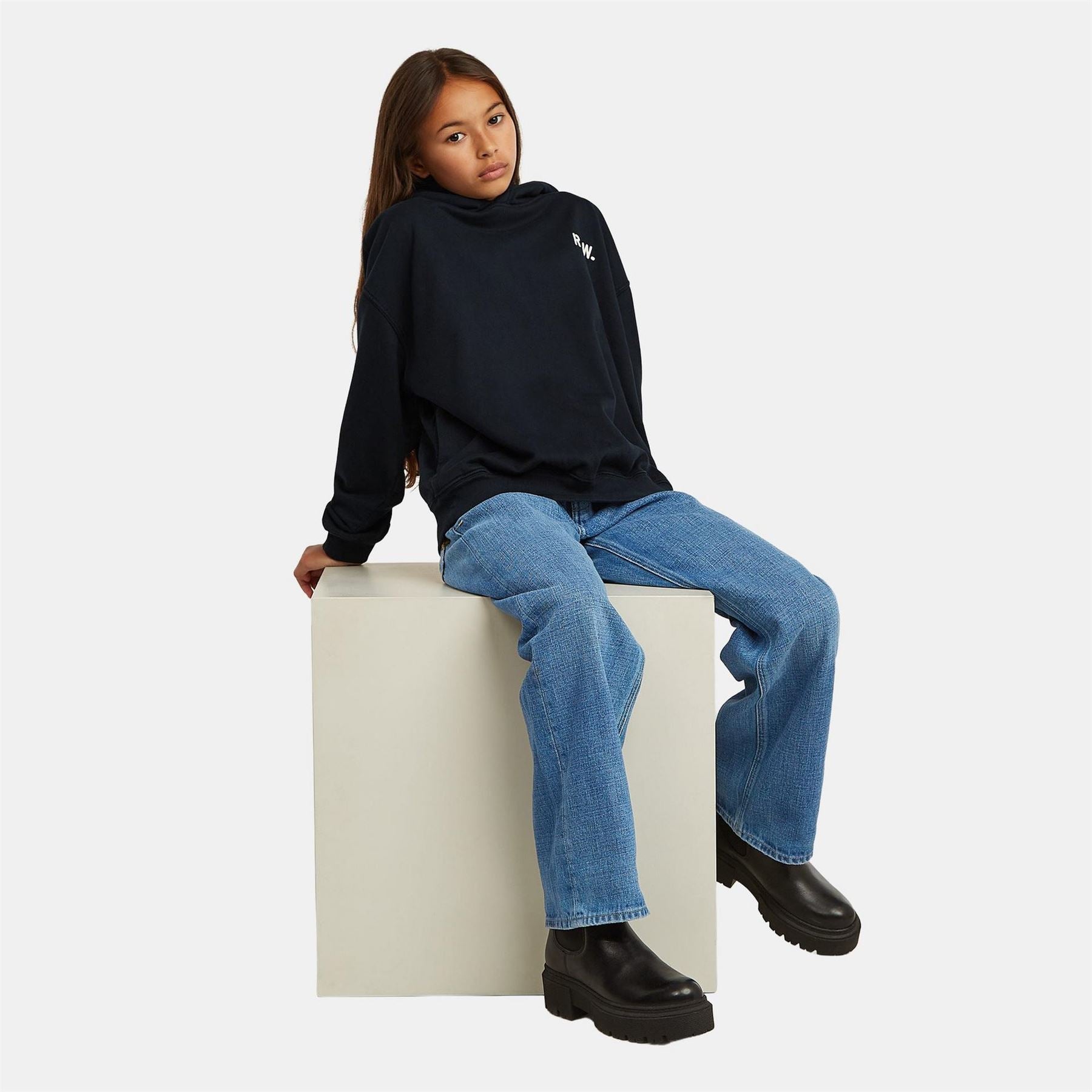 G Star Logo Print Long Sleeve Regular Fit Top
