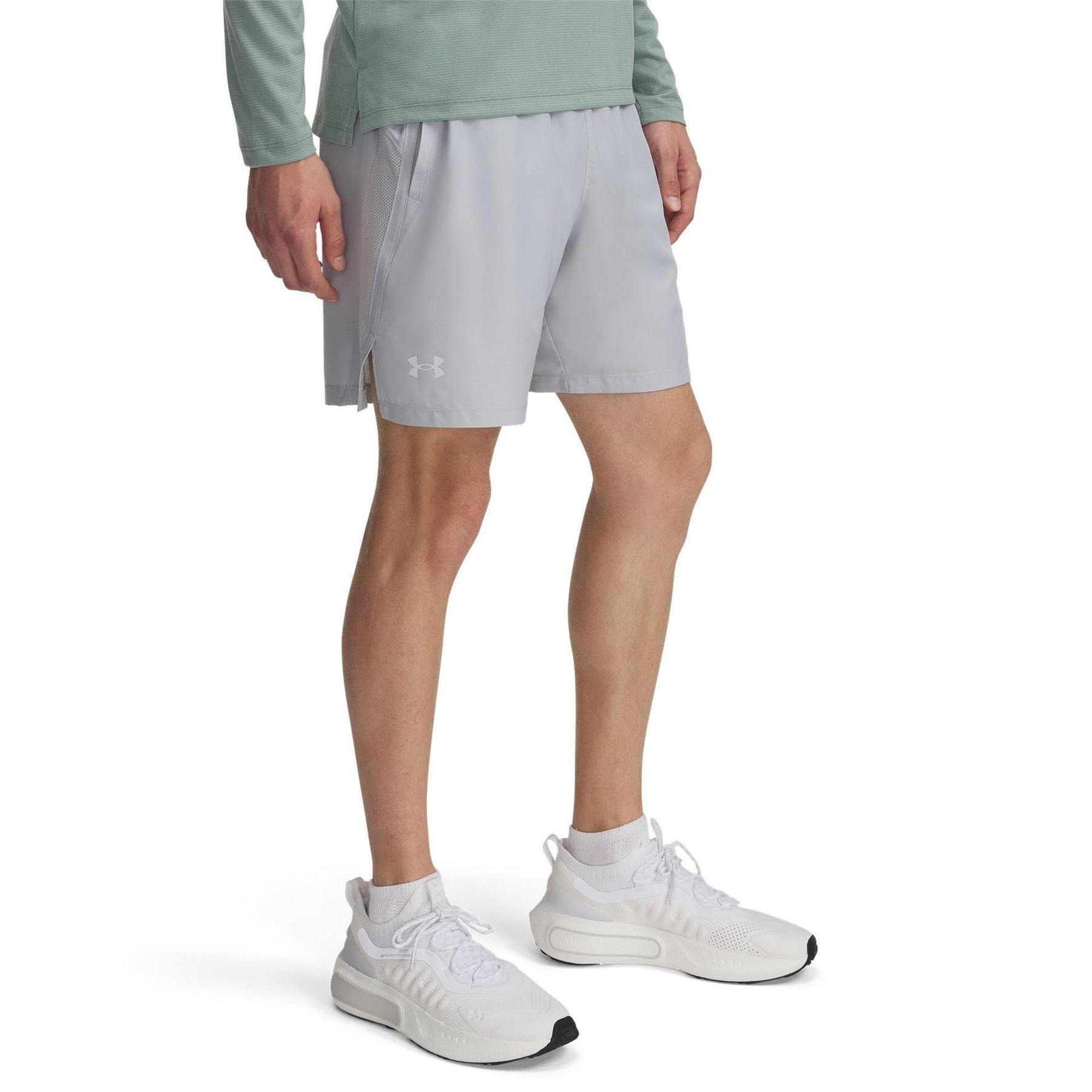 Under Armour Mens Armour Ua Launch 2 In 1 7 Shorts