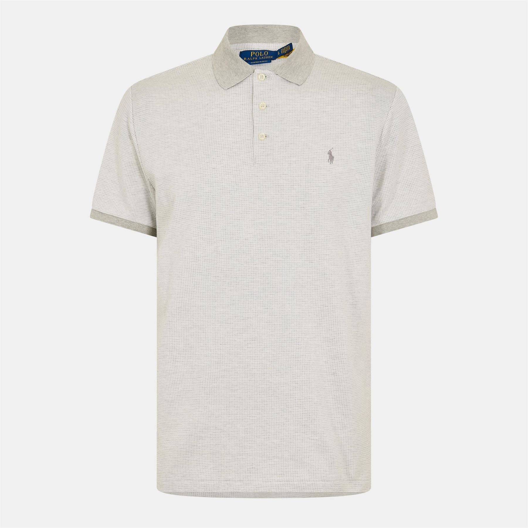 Polo Ralph Lauren Houndstooth Short Sleeve Polo Shirt