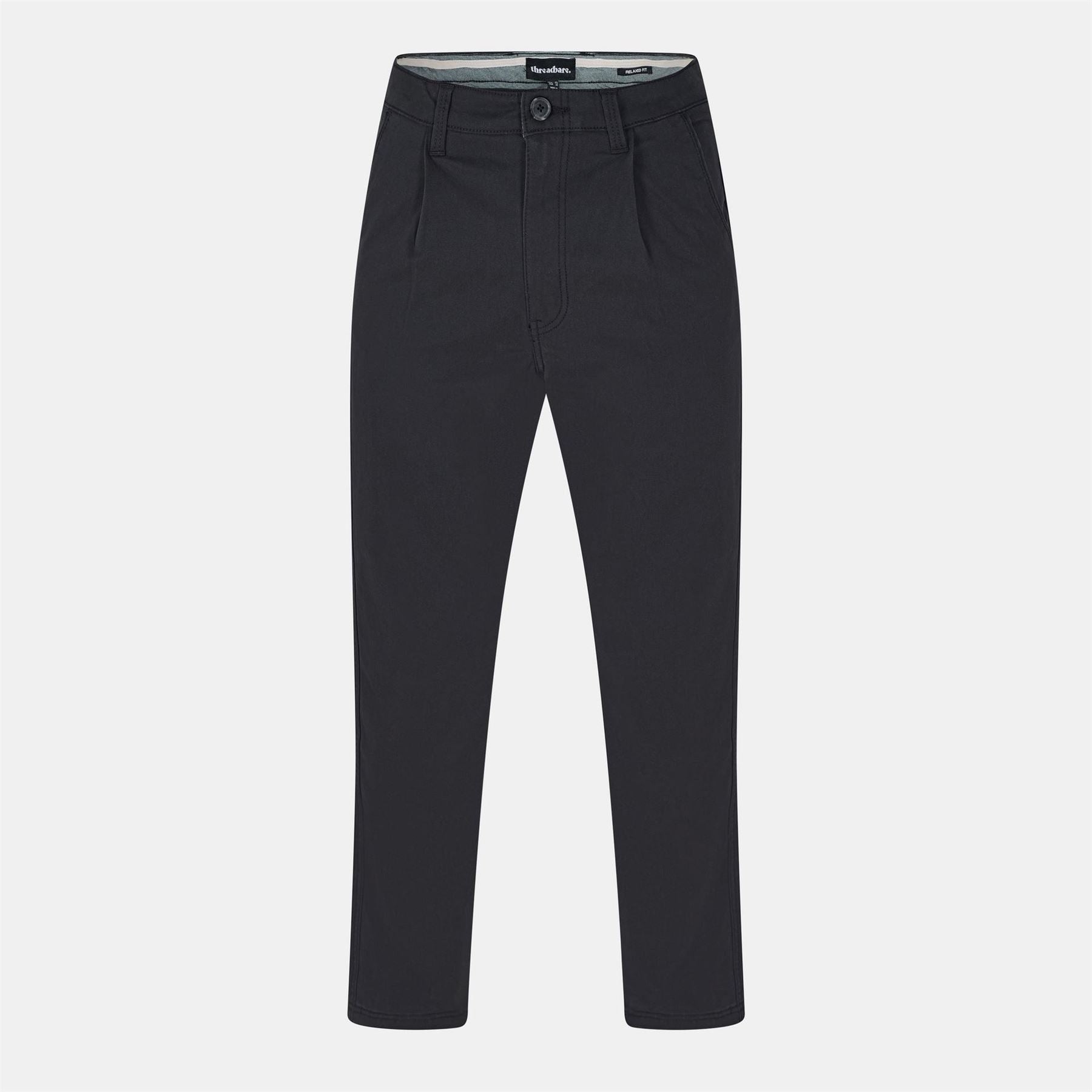 Threadbare Fog Chino Straight Solid Patterned