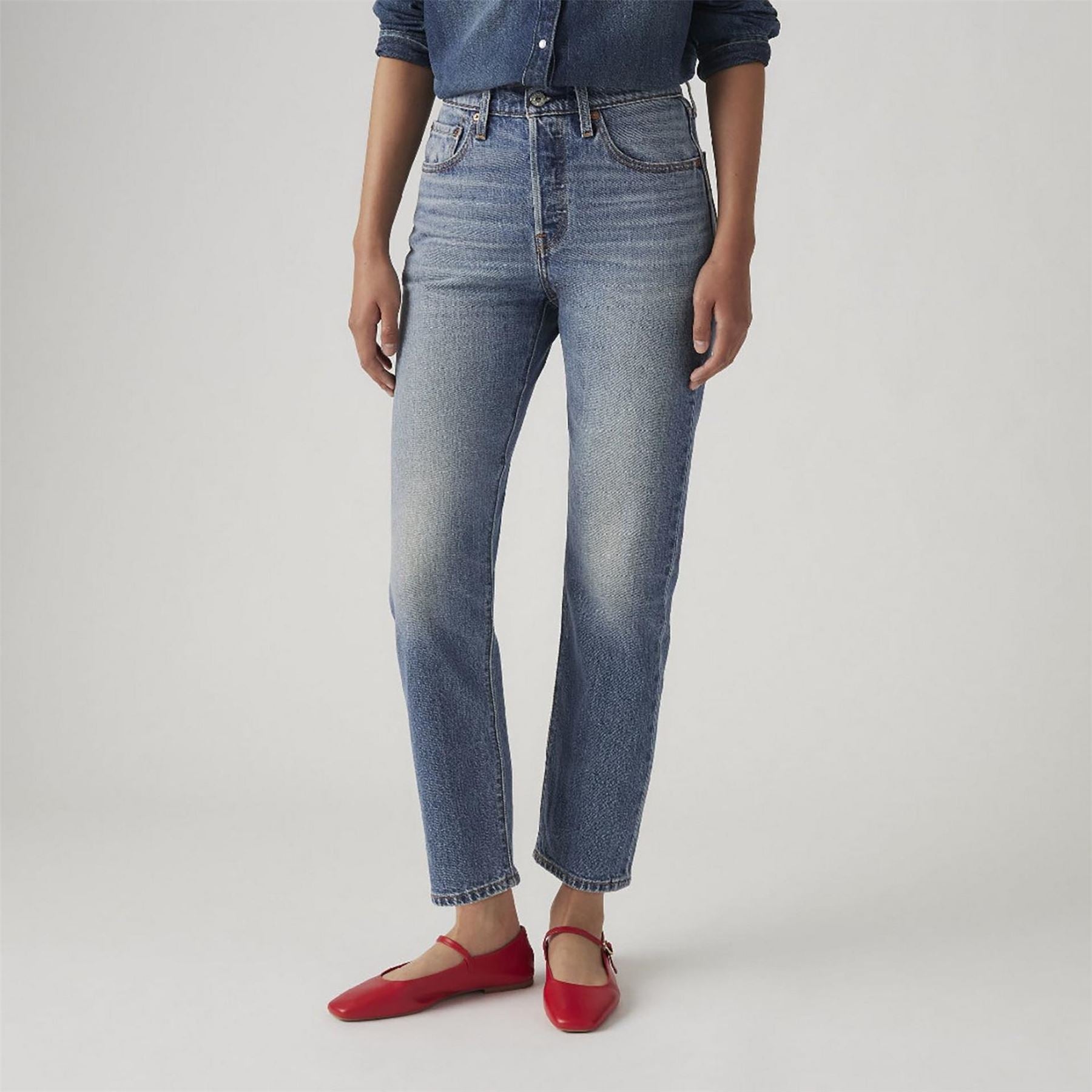 Levis 501 Crop Long Live The Queen