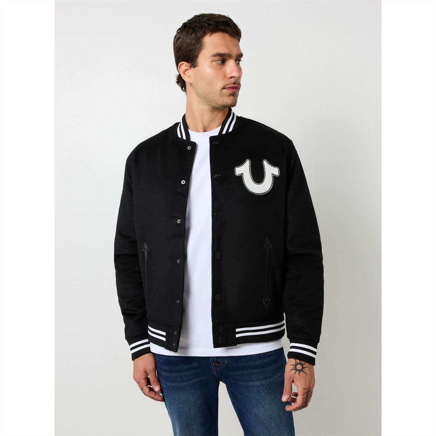 True Religion Horseshoe Bomber Jacket