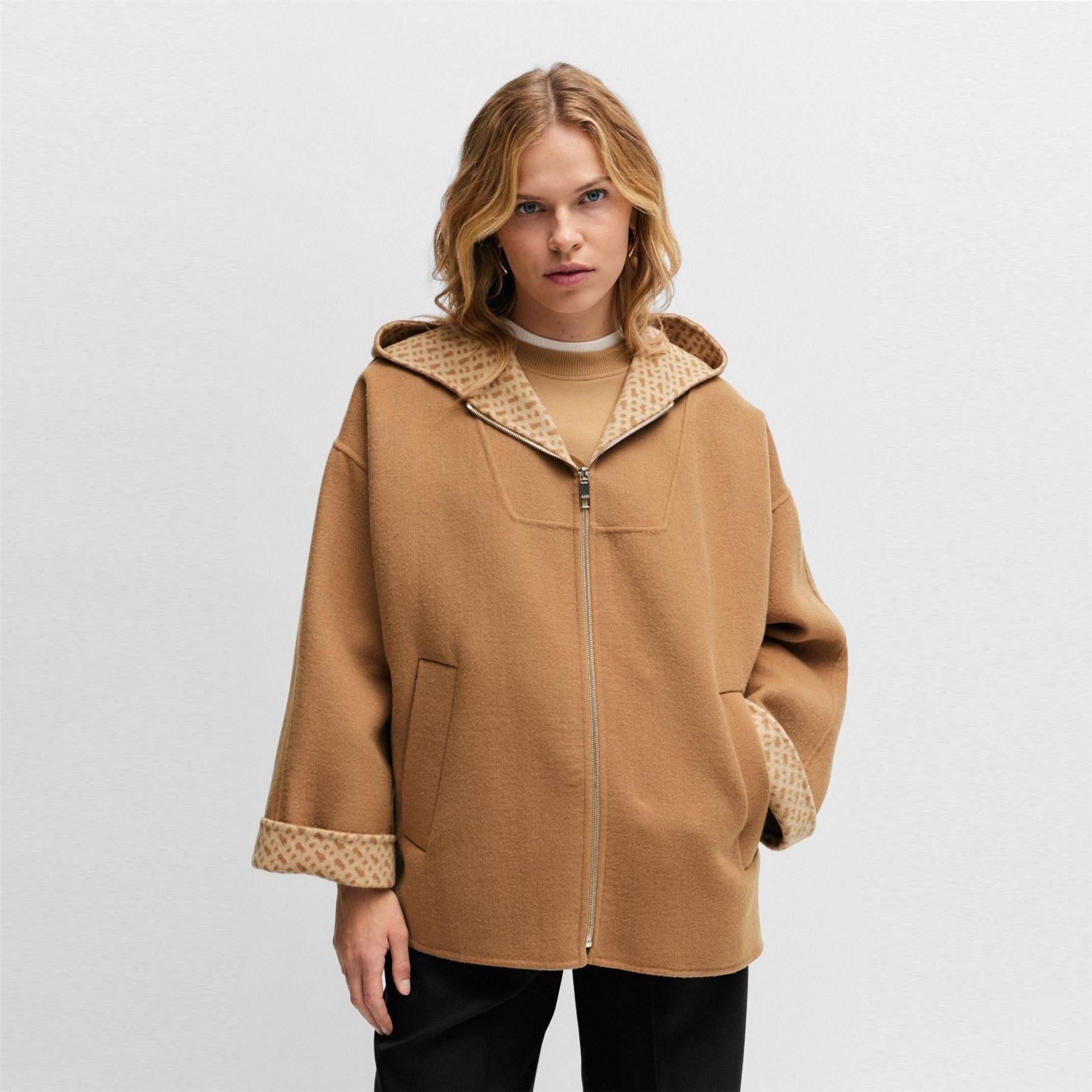 Boss Capes Relaxed Fit Short Jacket
