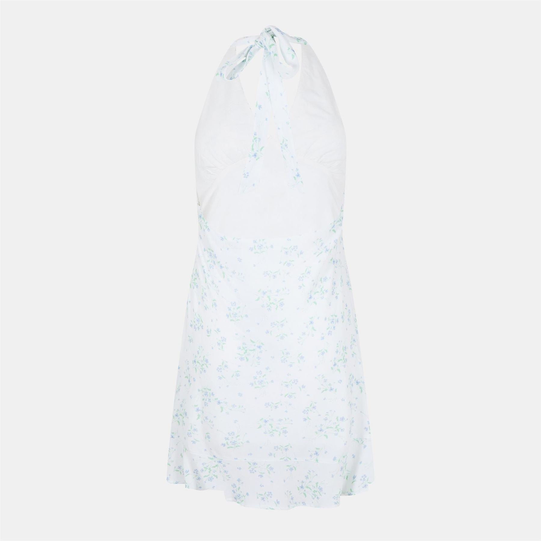 Jack Wills Halter Neck Mini A-Line Dress