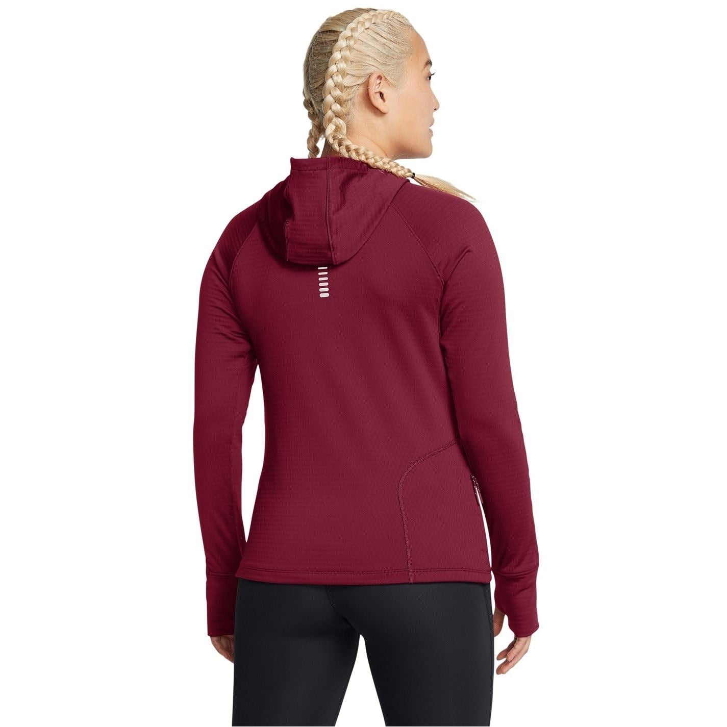 Under Armour Reflective Ribbon Raglan Sleeve Hoodie Sweatshirt