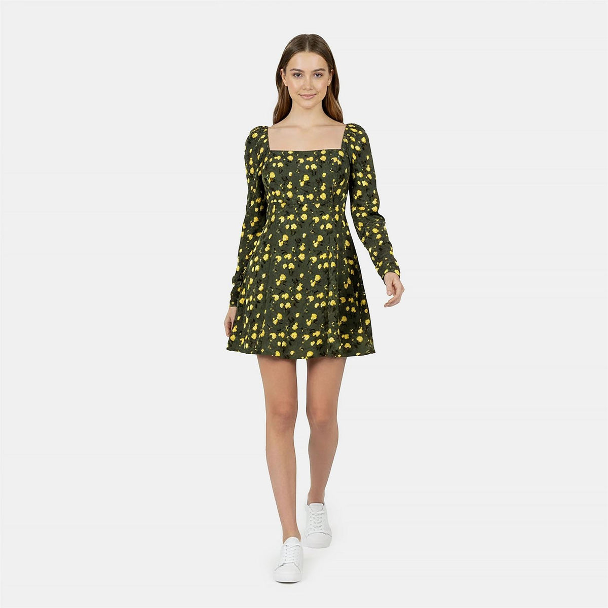 Jack Wills Square Neck Mini A-Line Dress