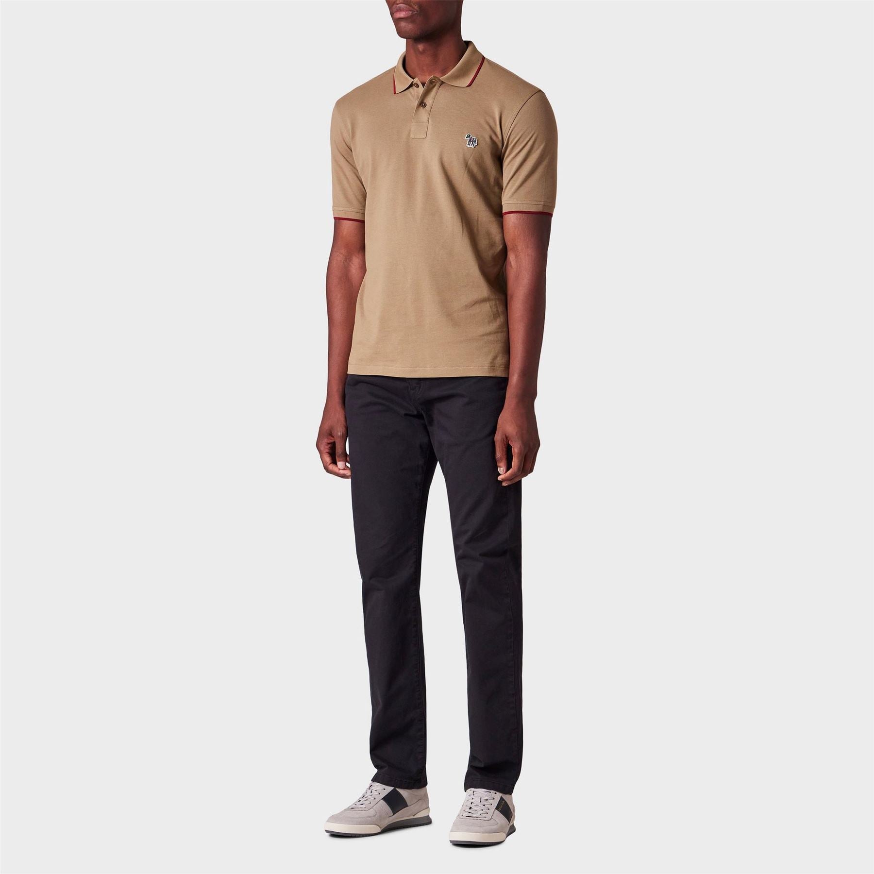 PS Paul Smith Solid Patterned Five Pocket Straight Chinos