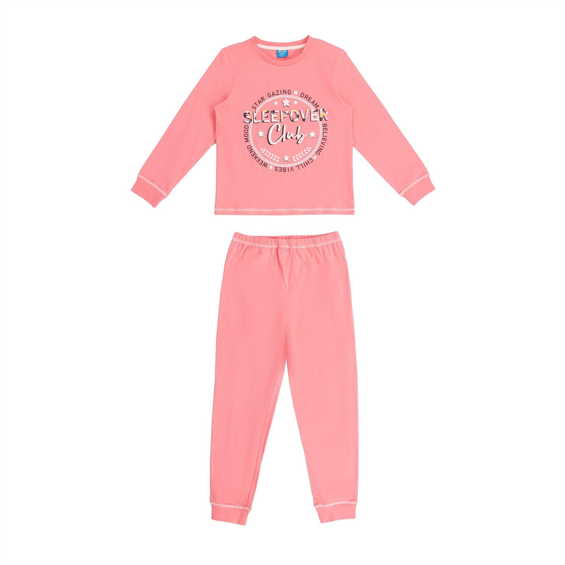 Star Leopard Pyjamas 3pk Girl