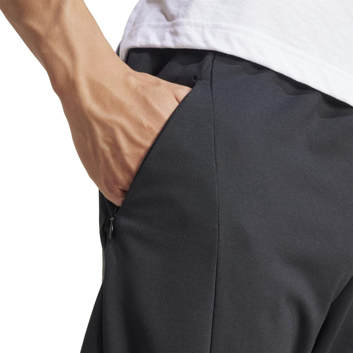 adidas Solid Patterned Relaxed Fit Joggers