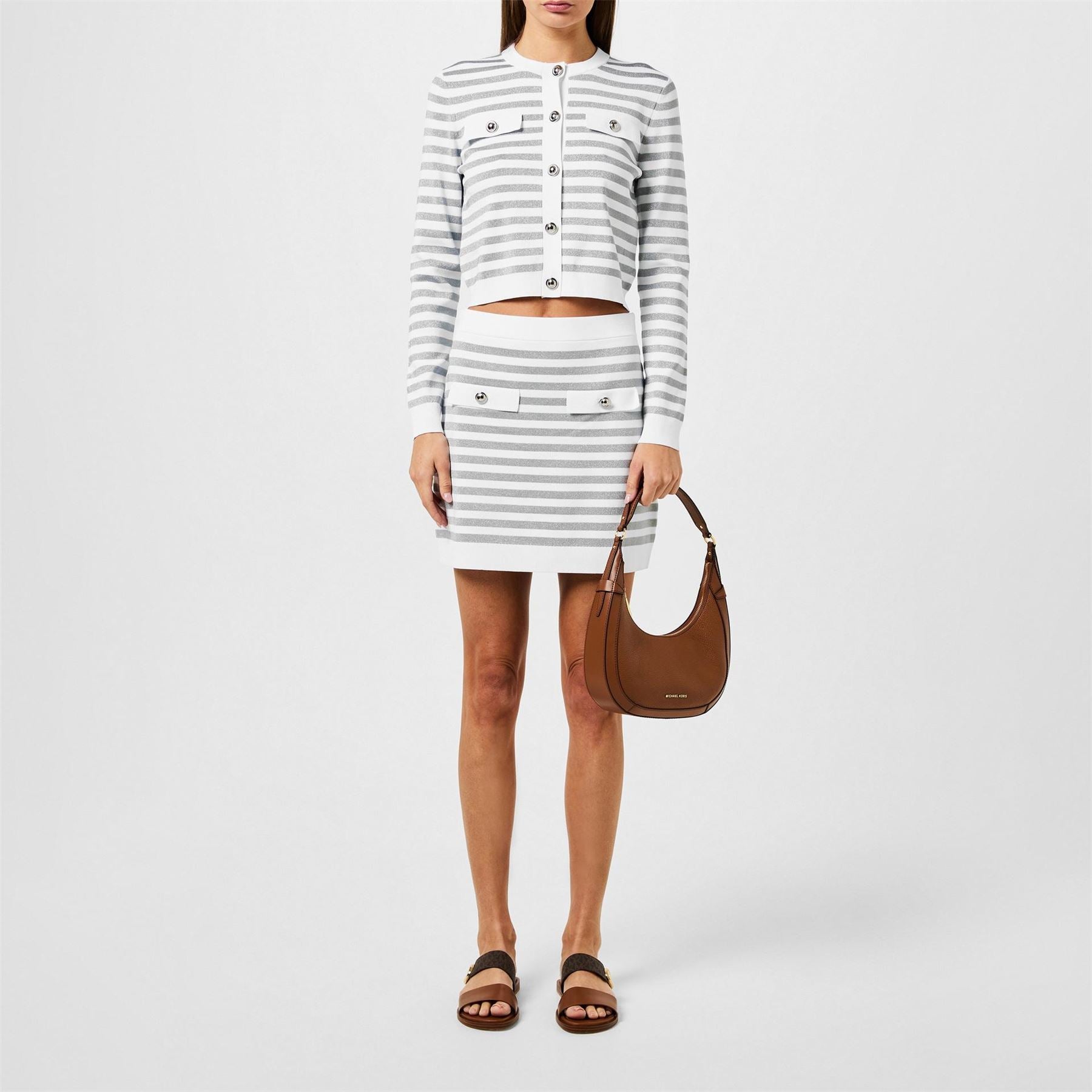 MICHAEL Michael Kors Zebra Cardigan