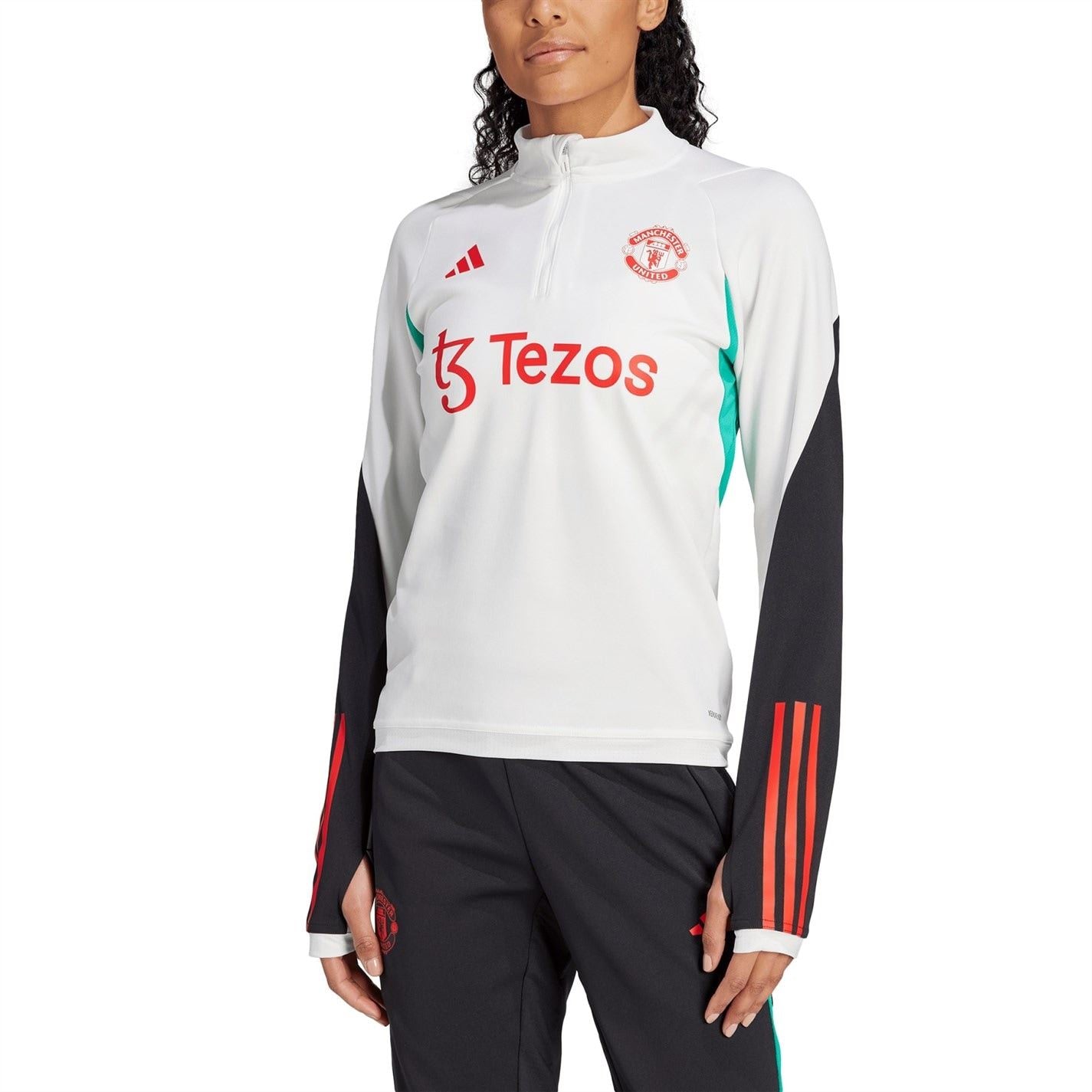 adidas Womens Manchester United Training Top 2023 2024