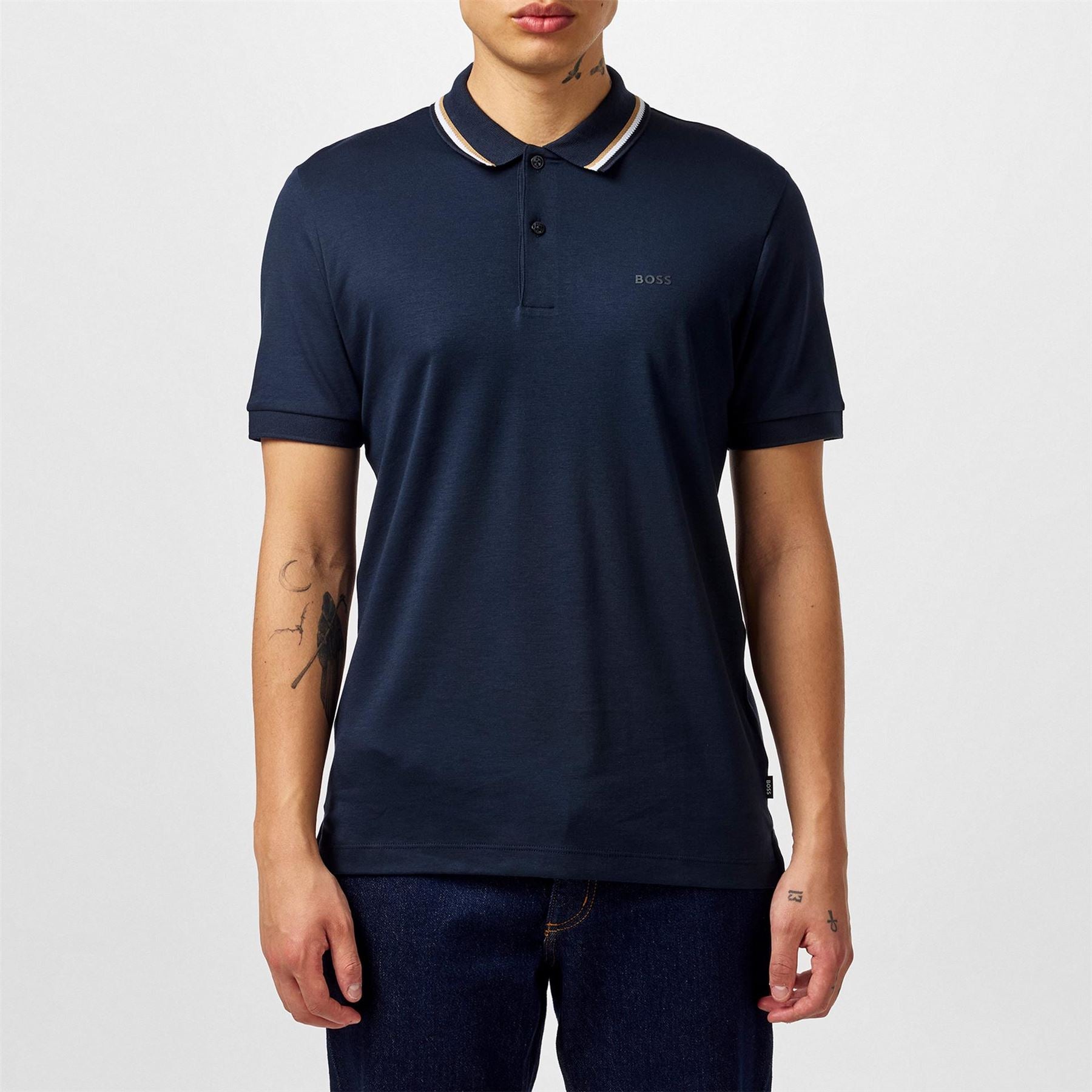 Boss BOSS BLACK Penrose Slim Fit Polo Shirt with Signature Tipped Collar