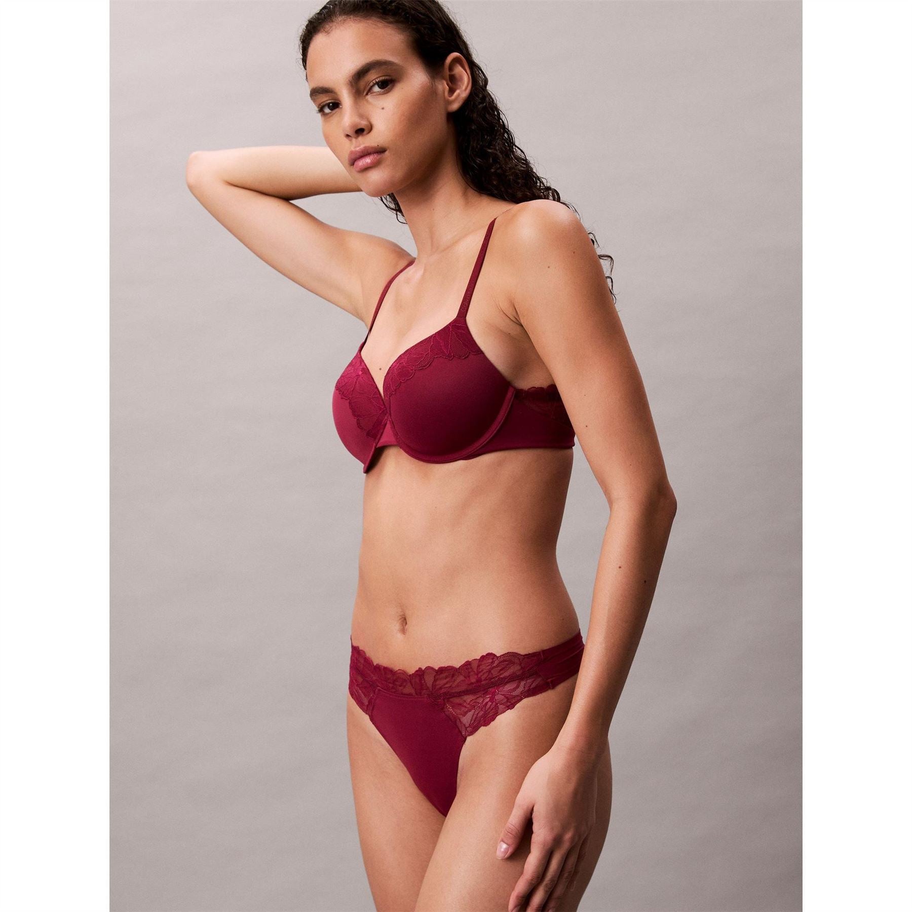 Calvin Klein Solid Patterned Plain Design Thong
