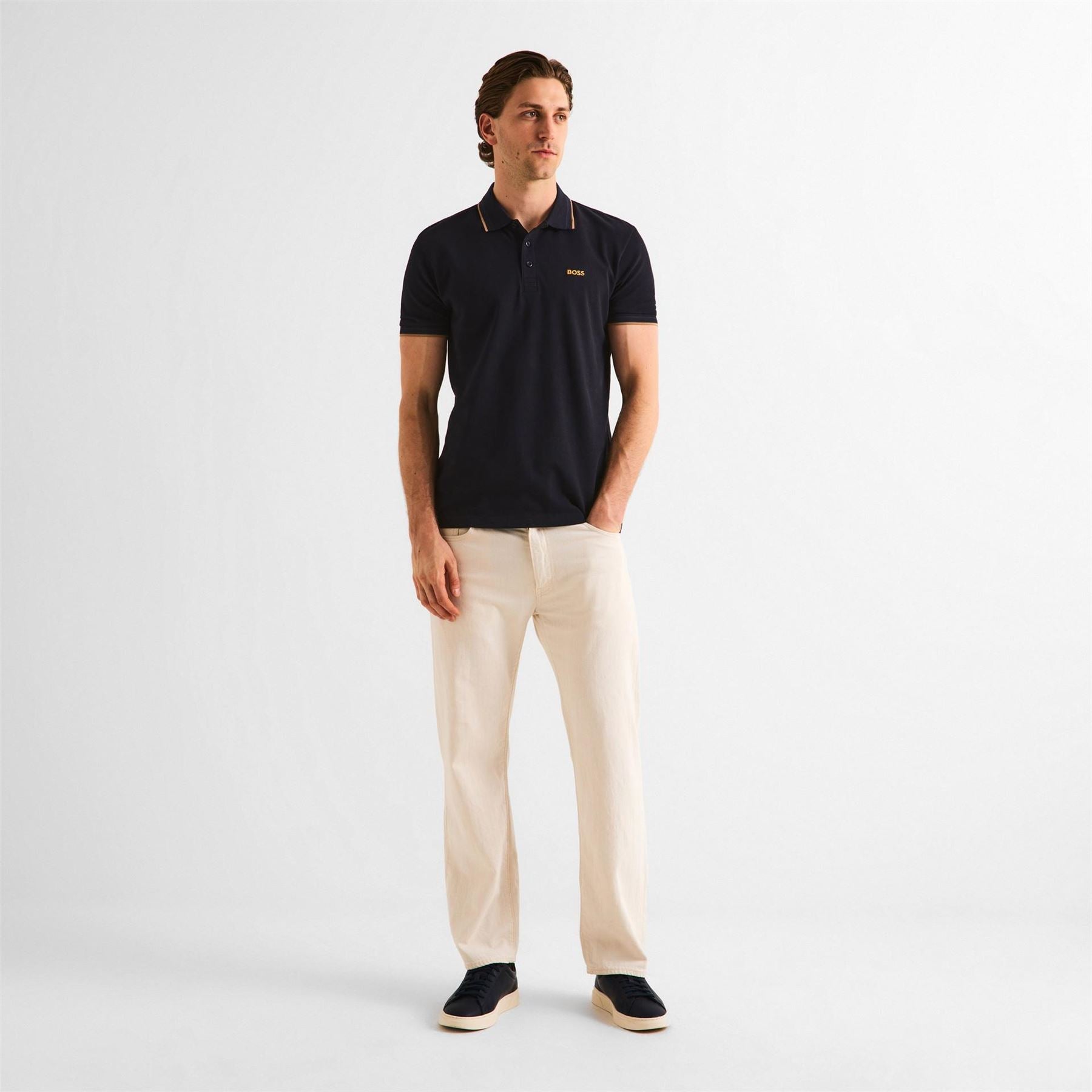 Boss BOSS GREEN Paddy Polo Shirt with Contrast Tipping