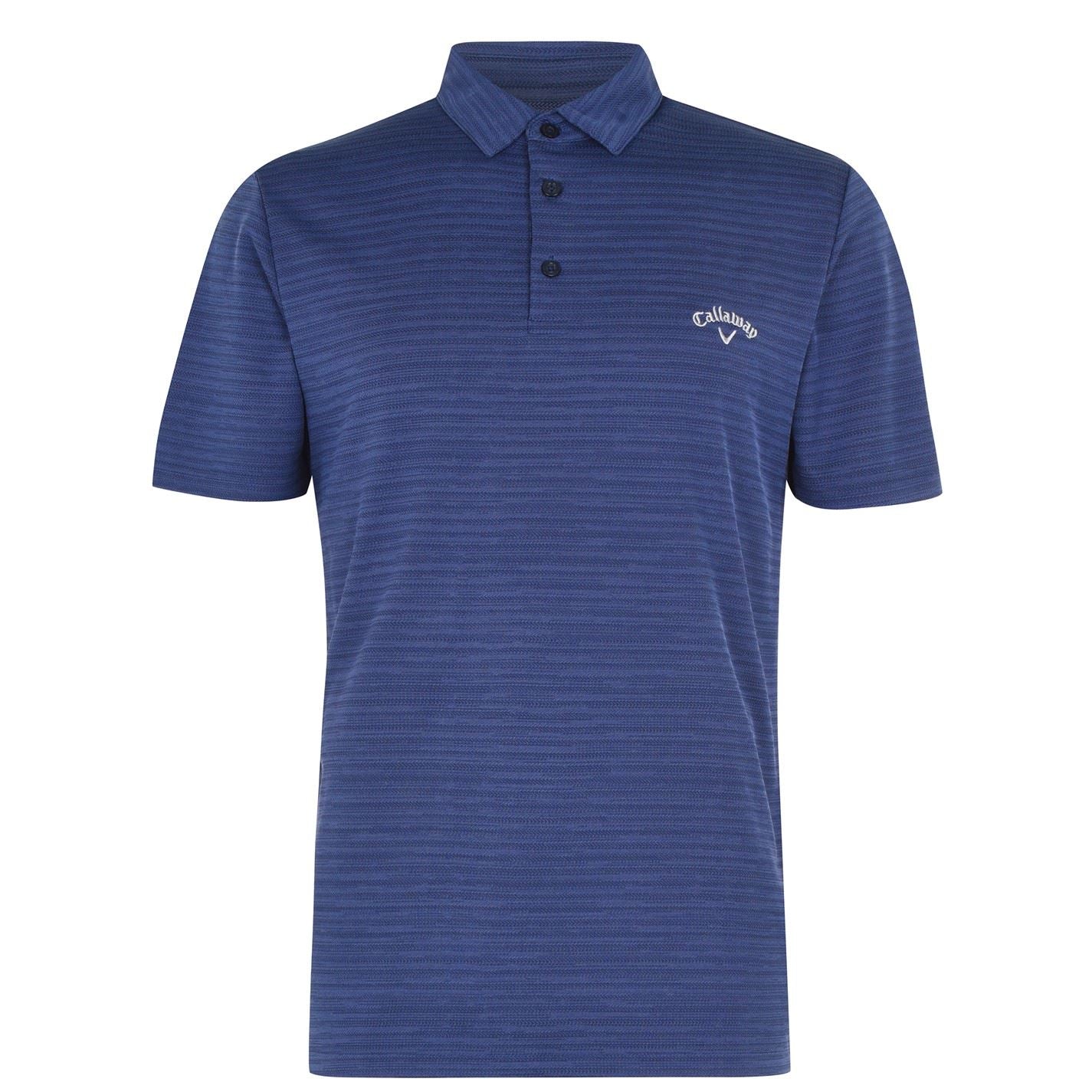 Callaway Mens Herringbone Golf Polo Shirt