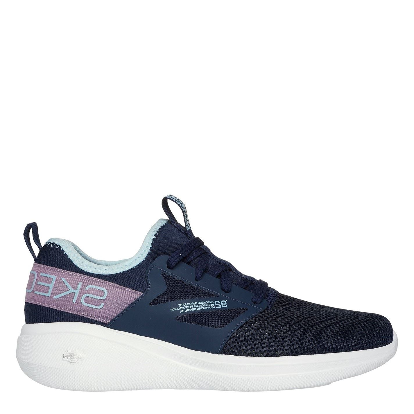 Skechers Go Run Fast Low Top Flat Heel Sneakers