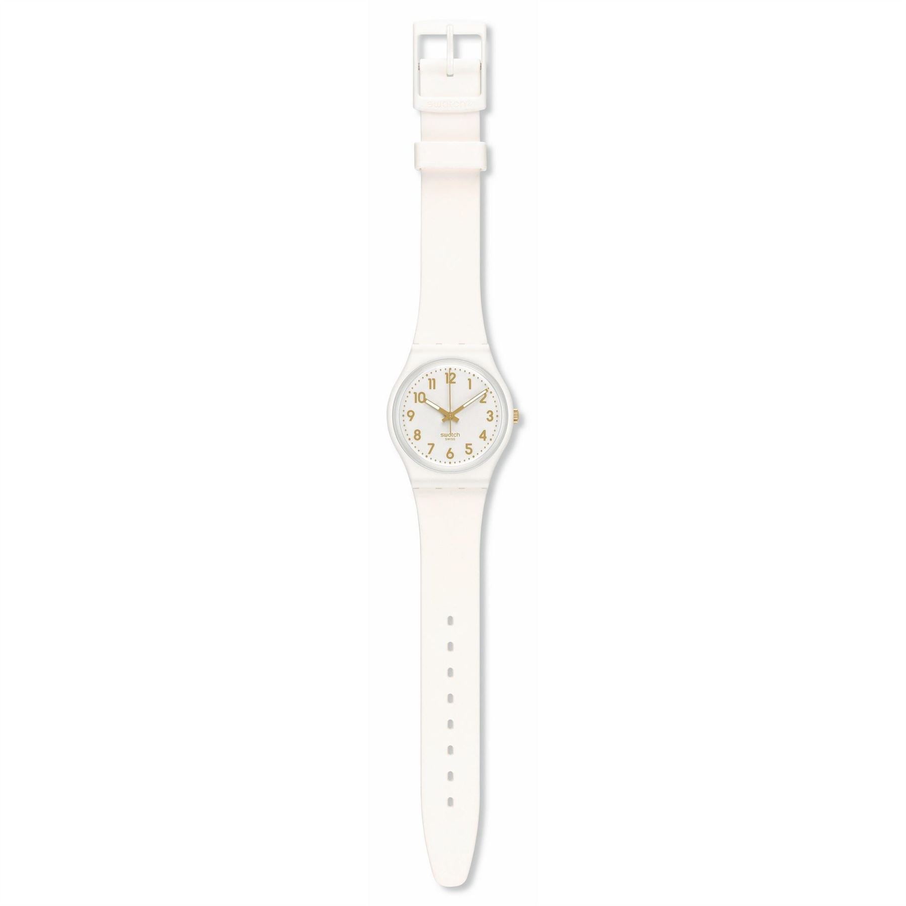 Swatch Original Rubber Single Wrap Fashion Analogue Watch