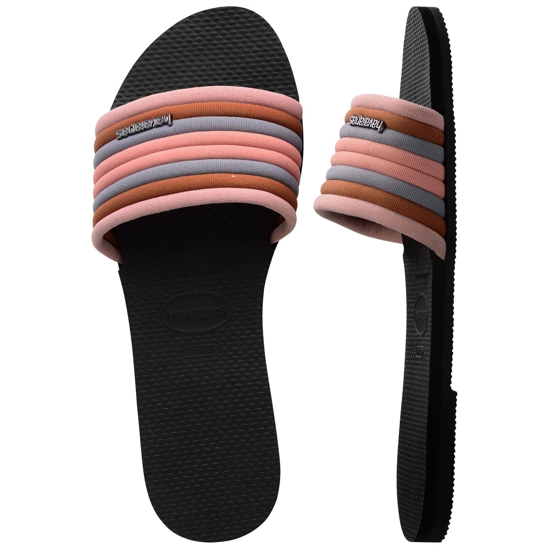 Havaianas Womens Hav. You Malta Cool Black 35 36 Flip Flops