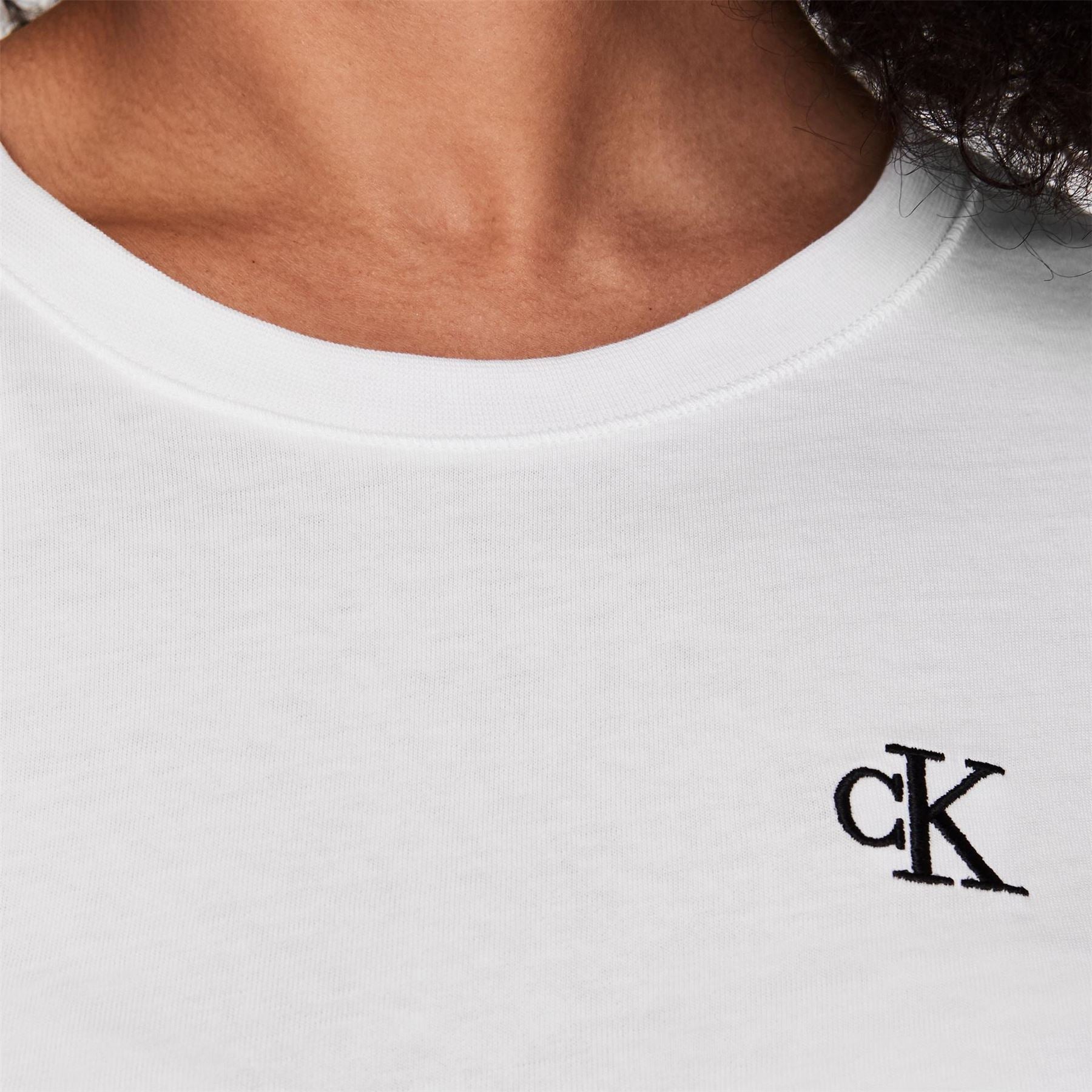 Calvin Klein Jeans Embroidered Logo Slim Fit T-Shirt