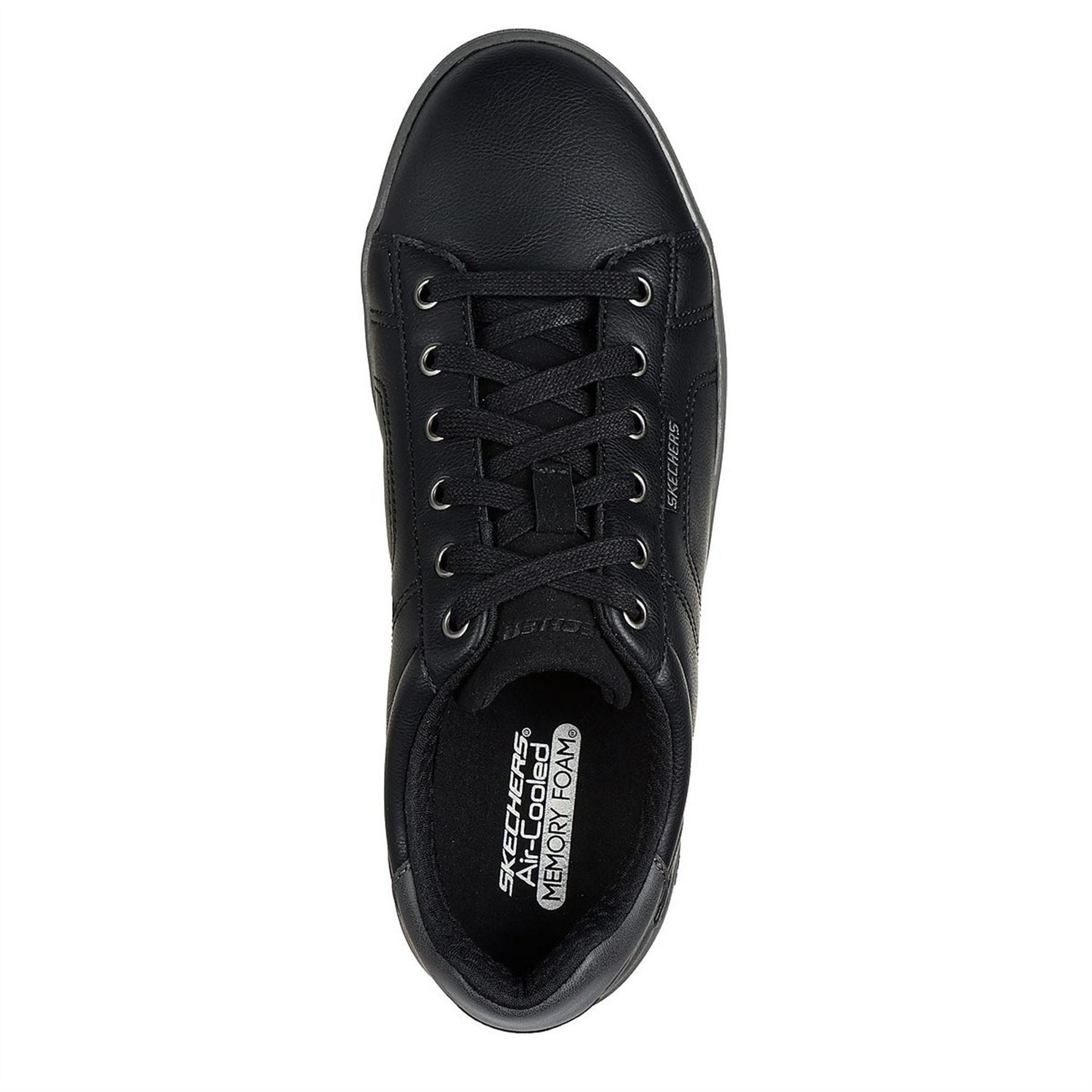 Skechers Smooth Toe Lace Up Smart Trainers