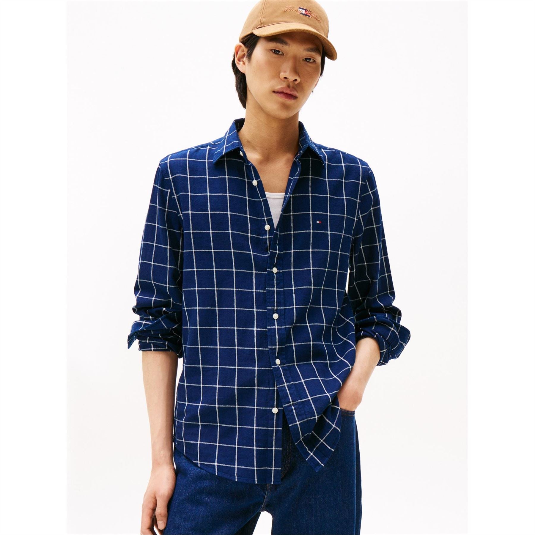 Tommy Hilfiger Twill Check Long Sleeve Patterned Shirt