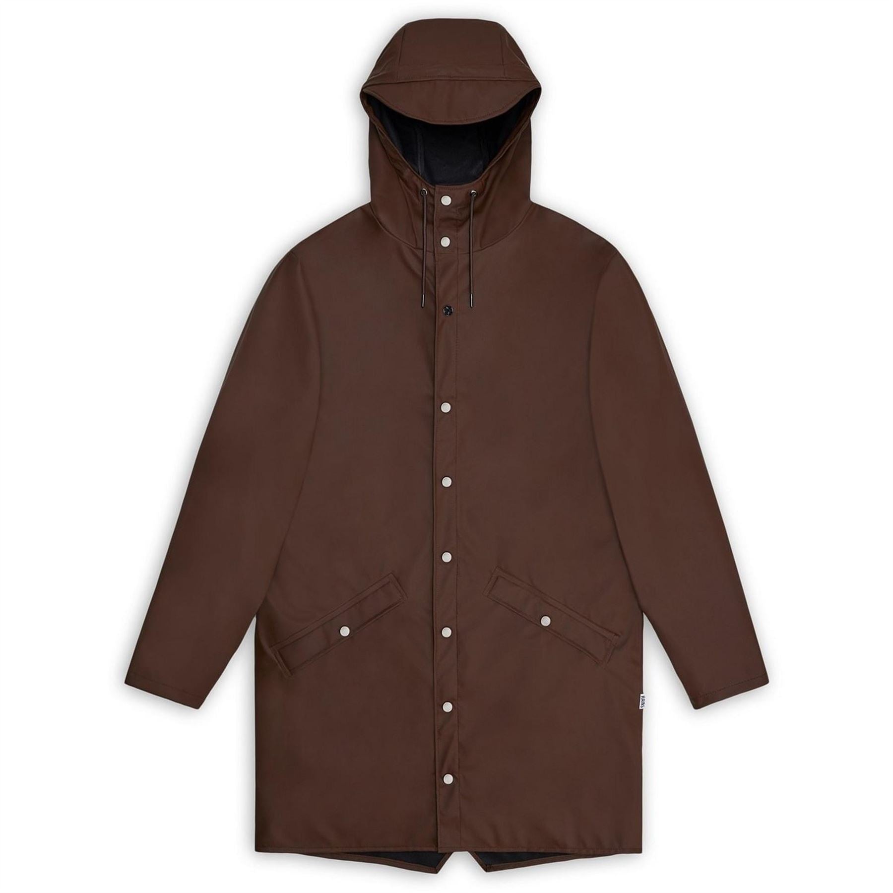Rains Adults Waterproof Hooded Long Sleeve Rain Anorak