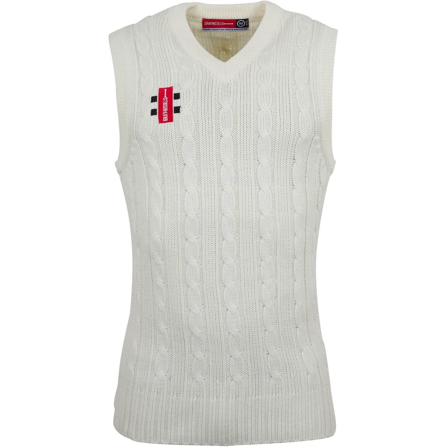 Gray Nicolls V-Neck Slim Fit Athletic Sweater