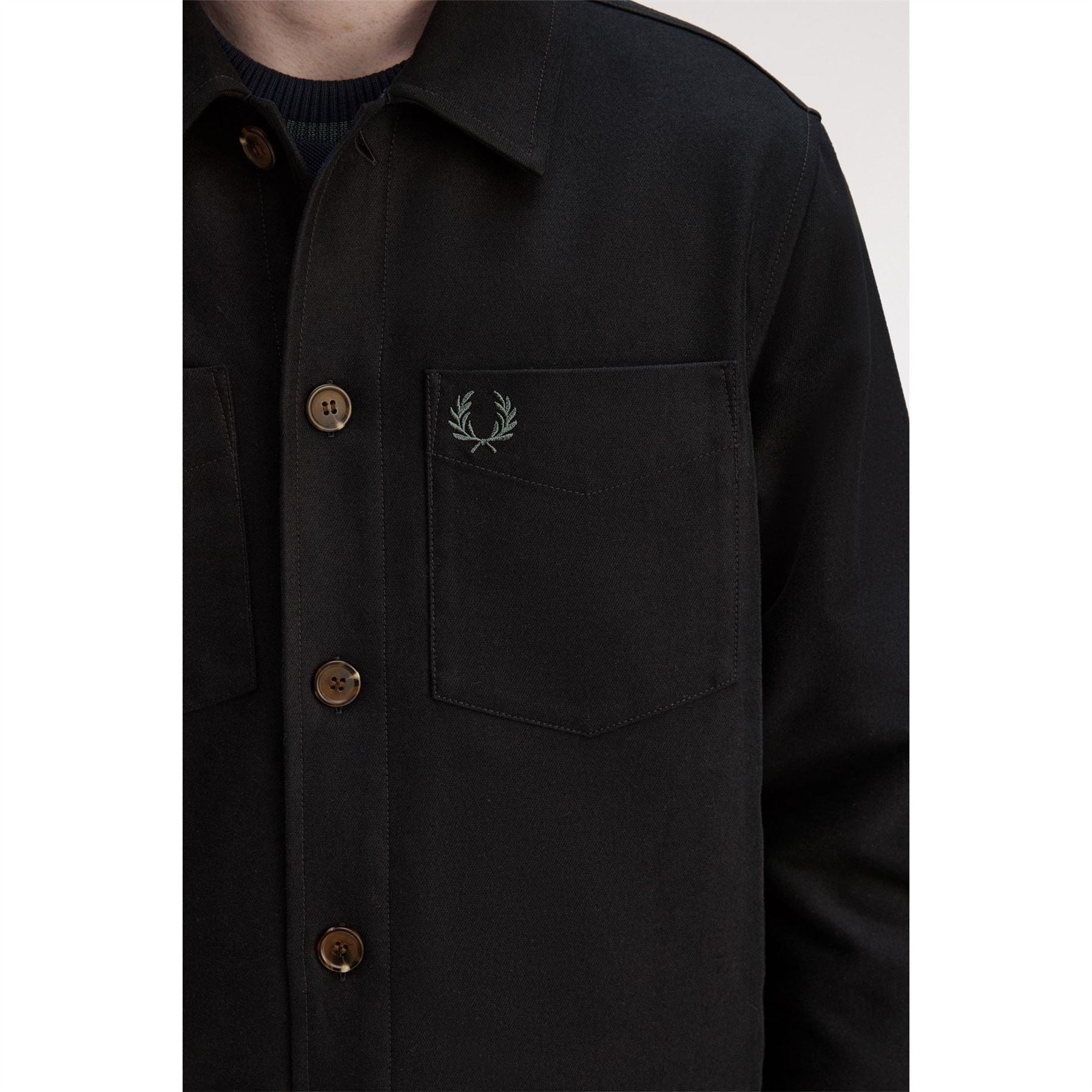 Fred Perry Brushed Twill Overshirt