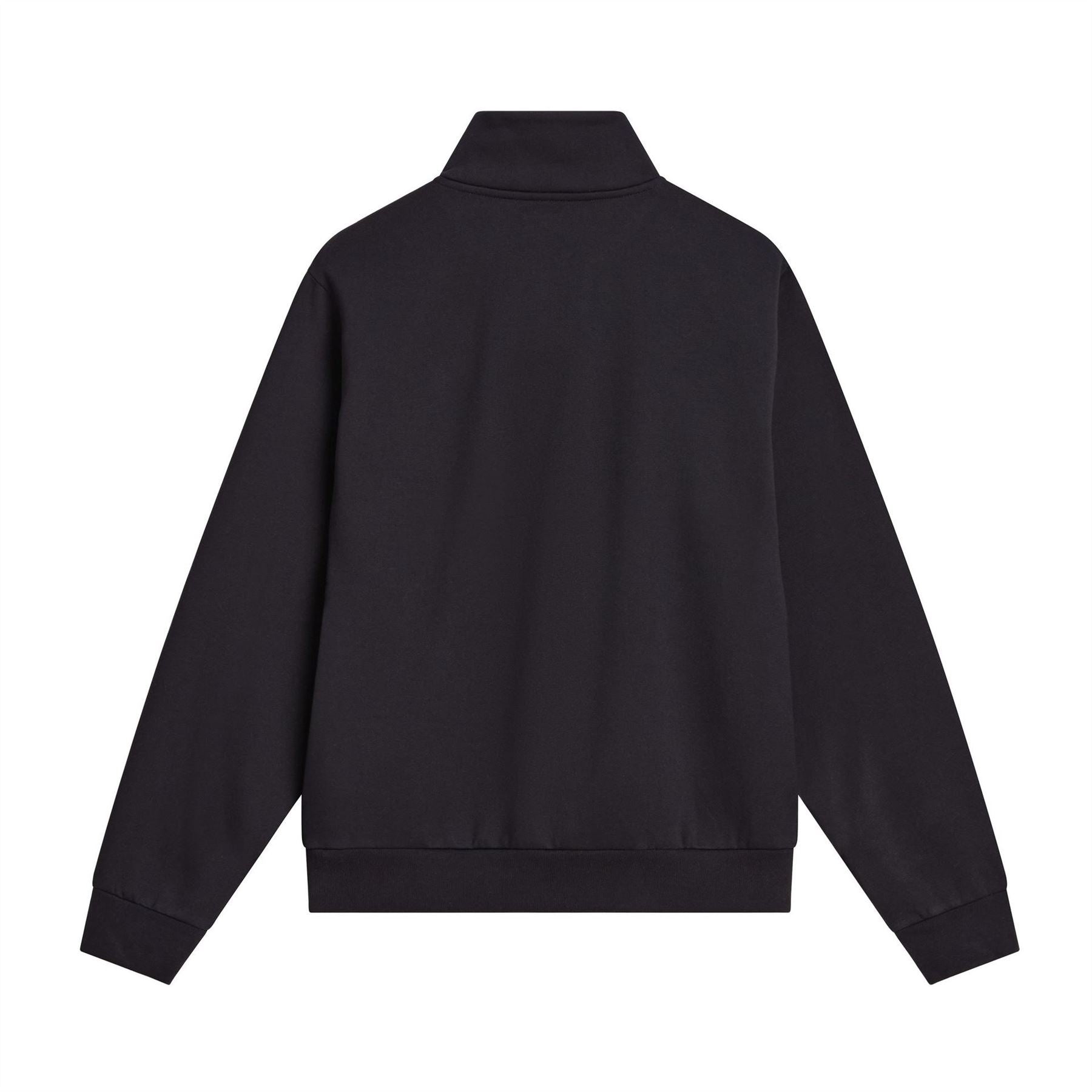 The North Face Relaxed Fit Zip Neck High Collar Long Sleeve Sweatshirt